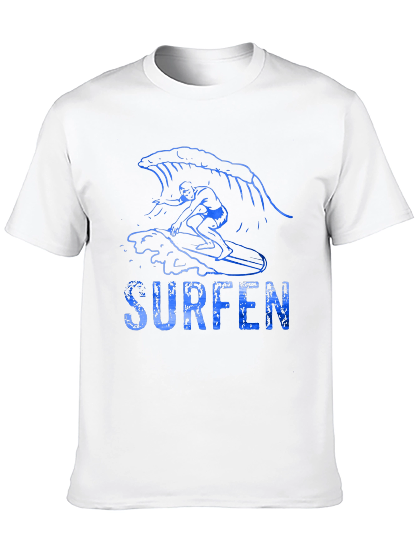 Surfen Graphic T-Shirt - Black Cotton