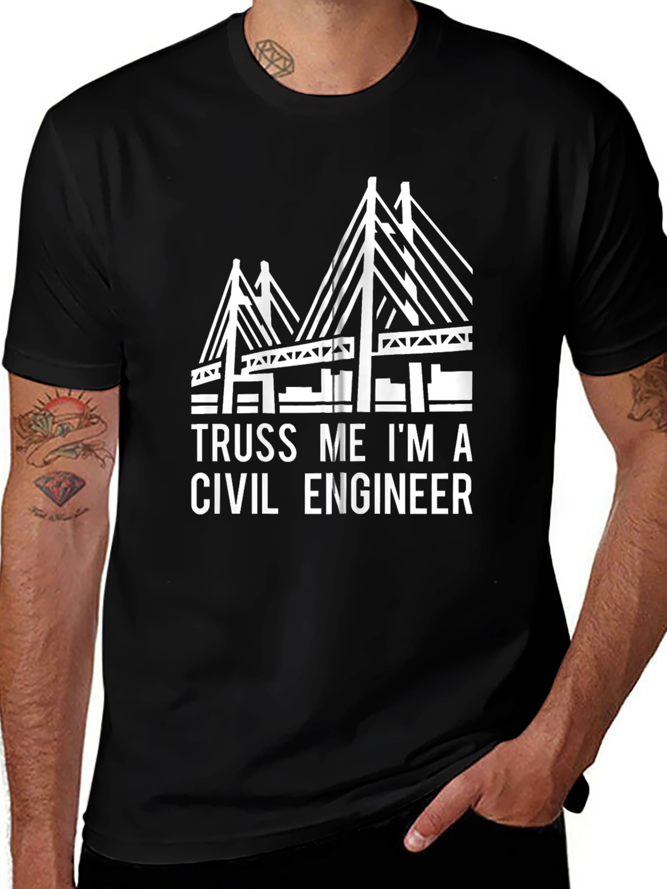 Truss Me Im A Civil Engineer T-Shirt