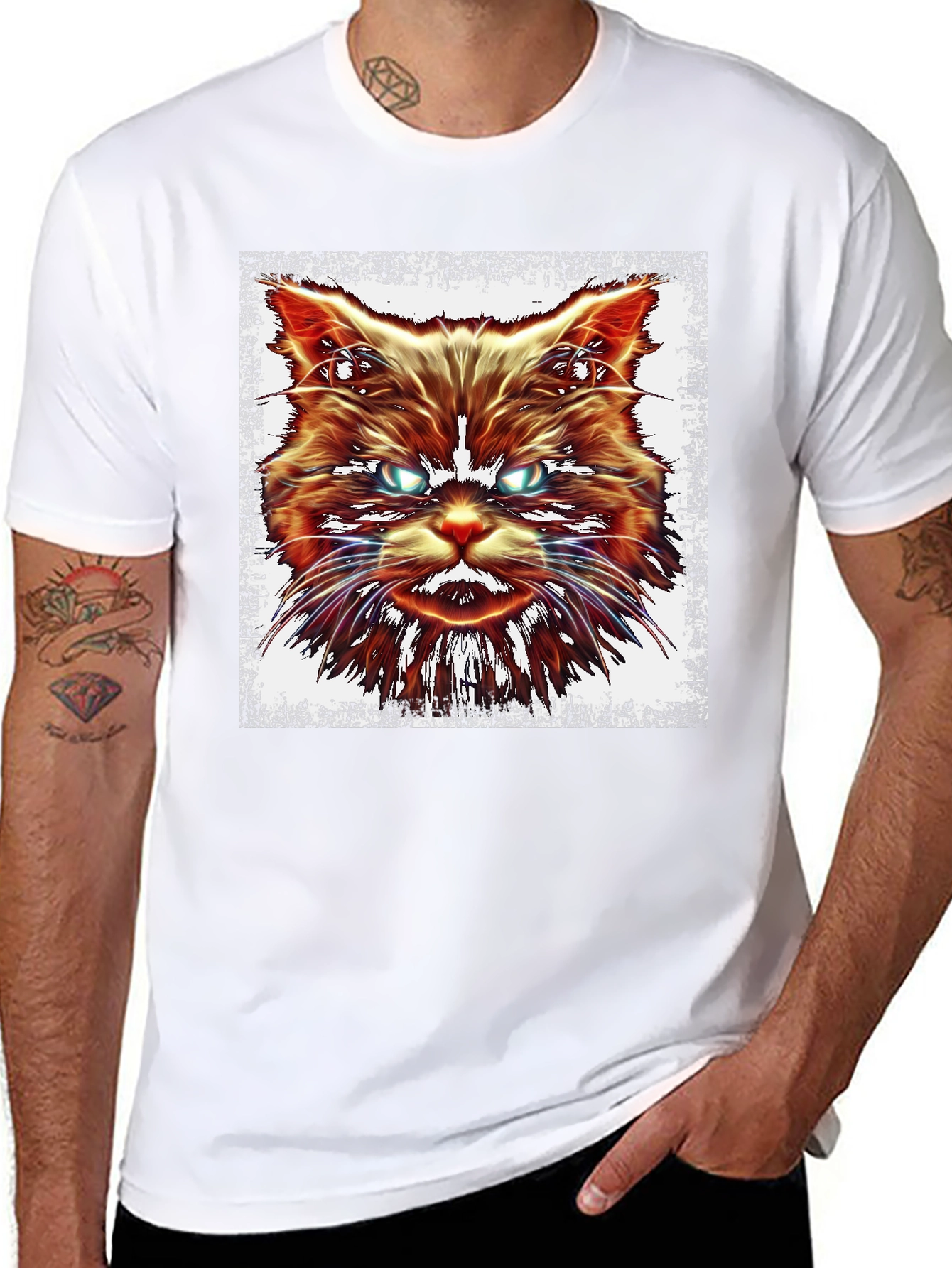 Grumpy Cat Graphic Black T-Shirt