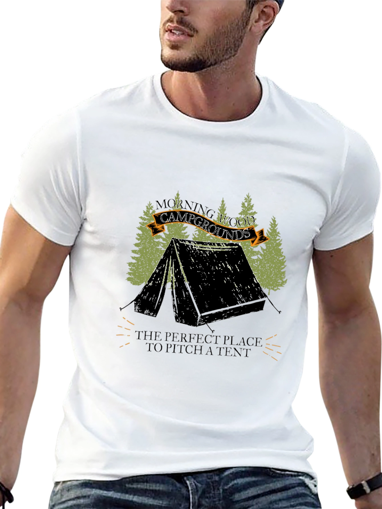 Camping Tent Graphic Tee