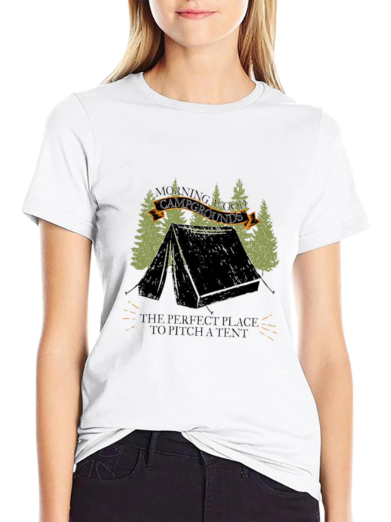 Camping Tent Graphic Tee