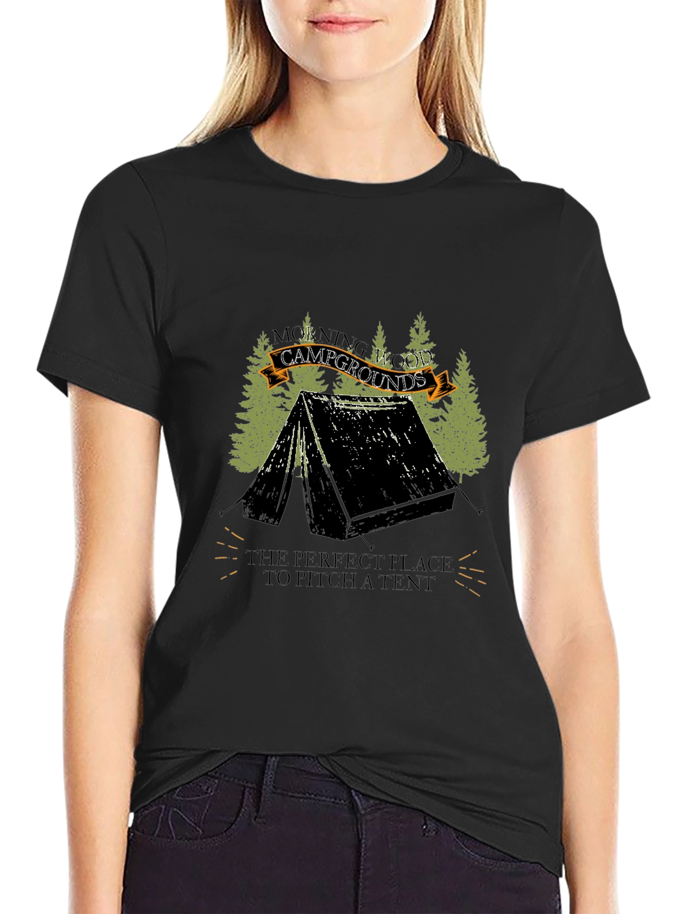 Camping Tent Graphic Tee