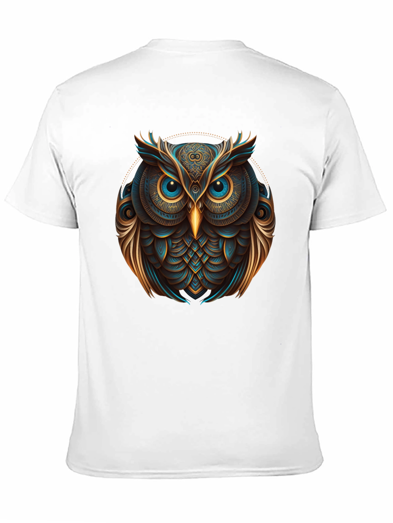 Artistic Owl Graphic Tee - Modern Design