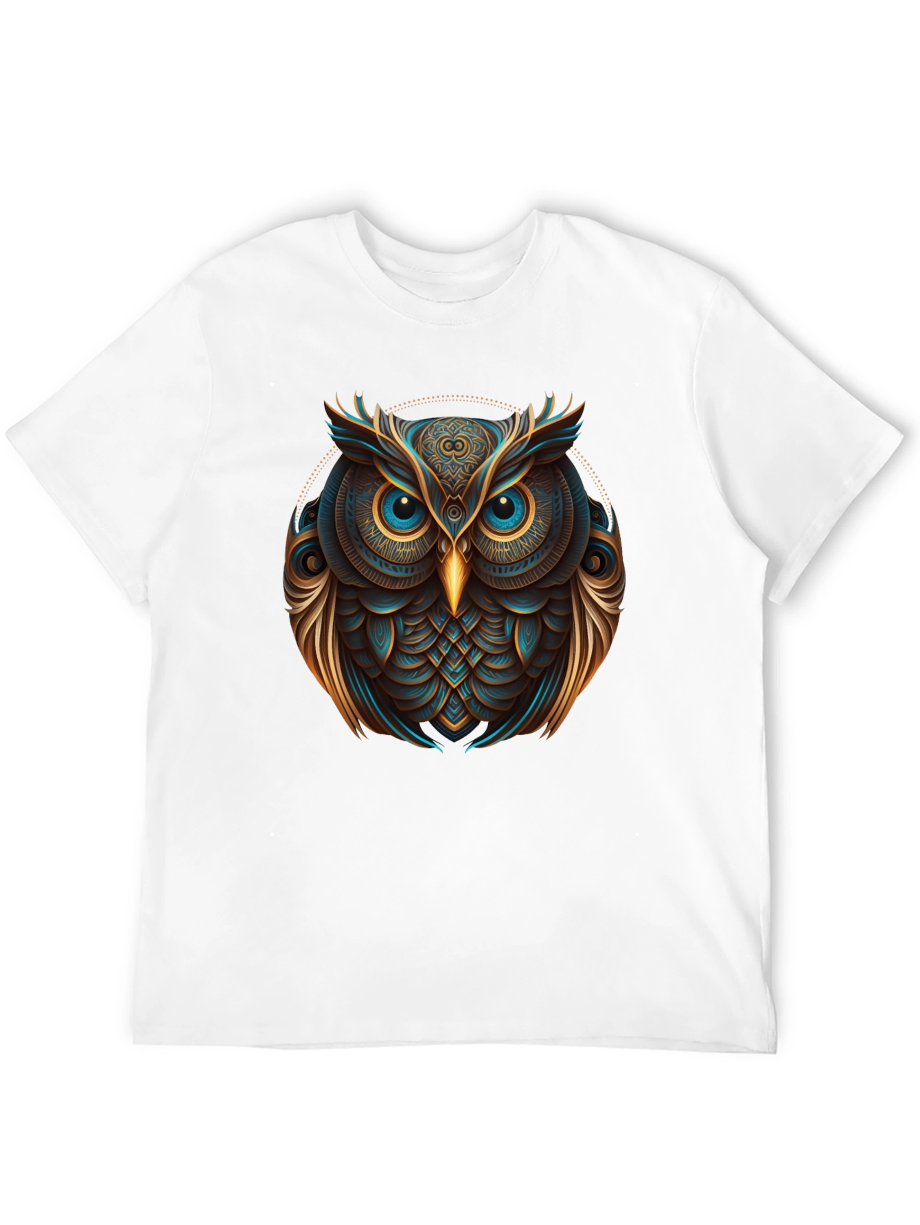 Artistic Owl Graphic Tee - Modern Design