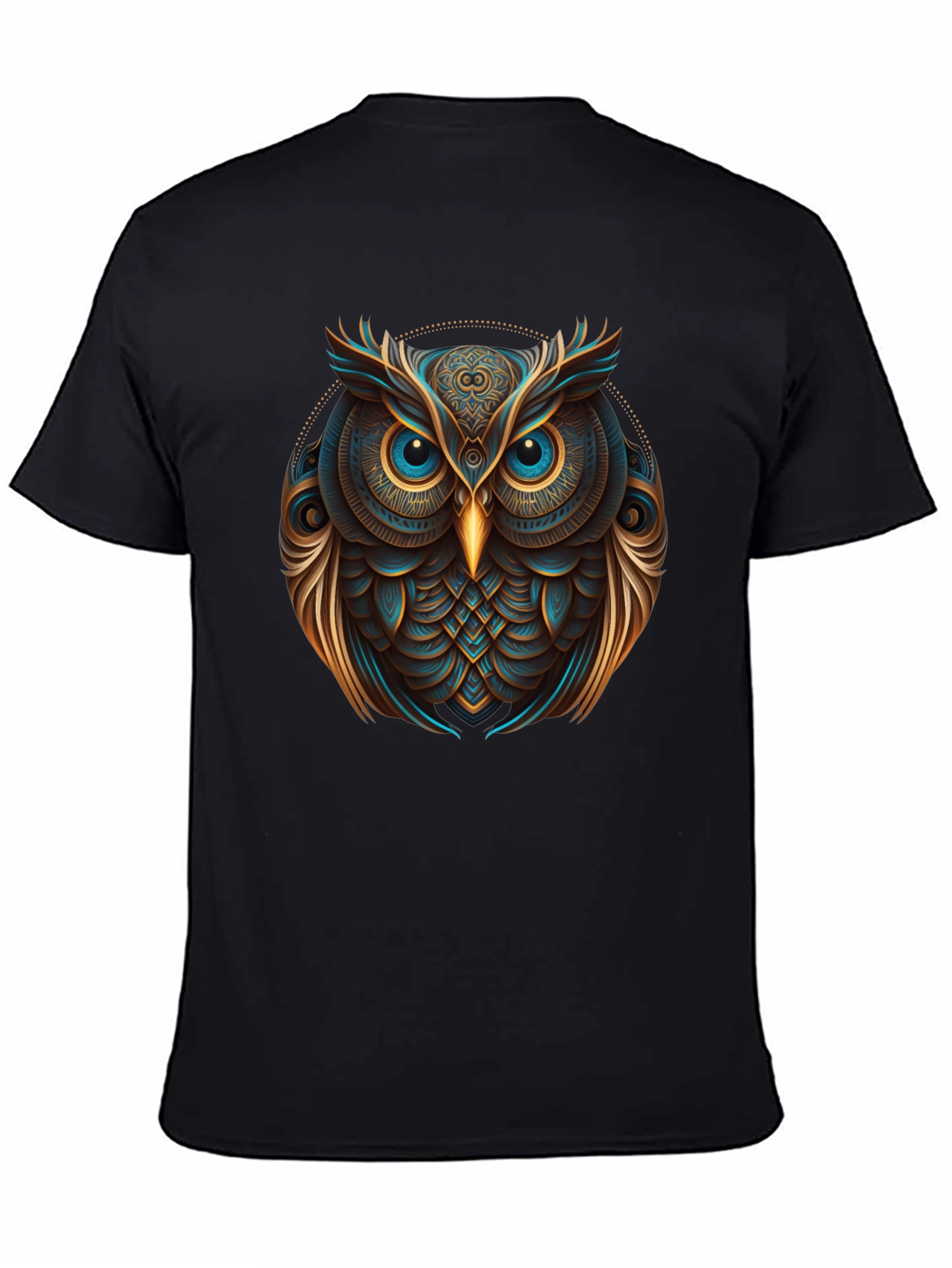 Artistic Owl Graphic Tee - Modern Design