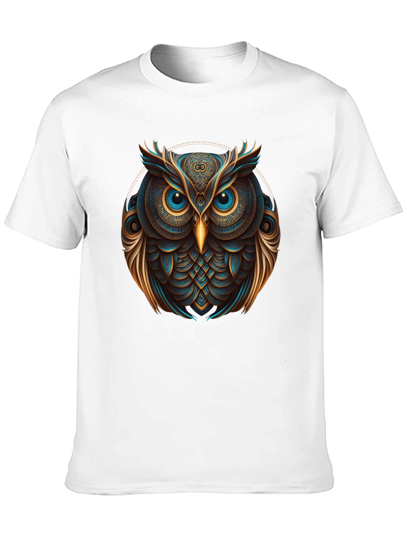 Artistic Owl Graphic Tee - Modern Design