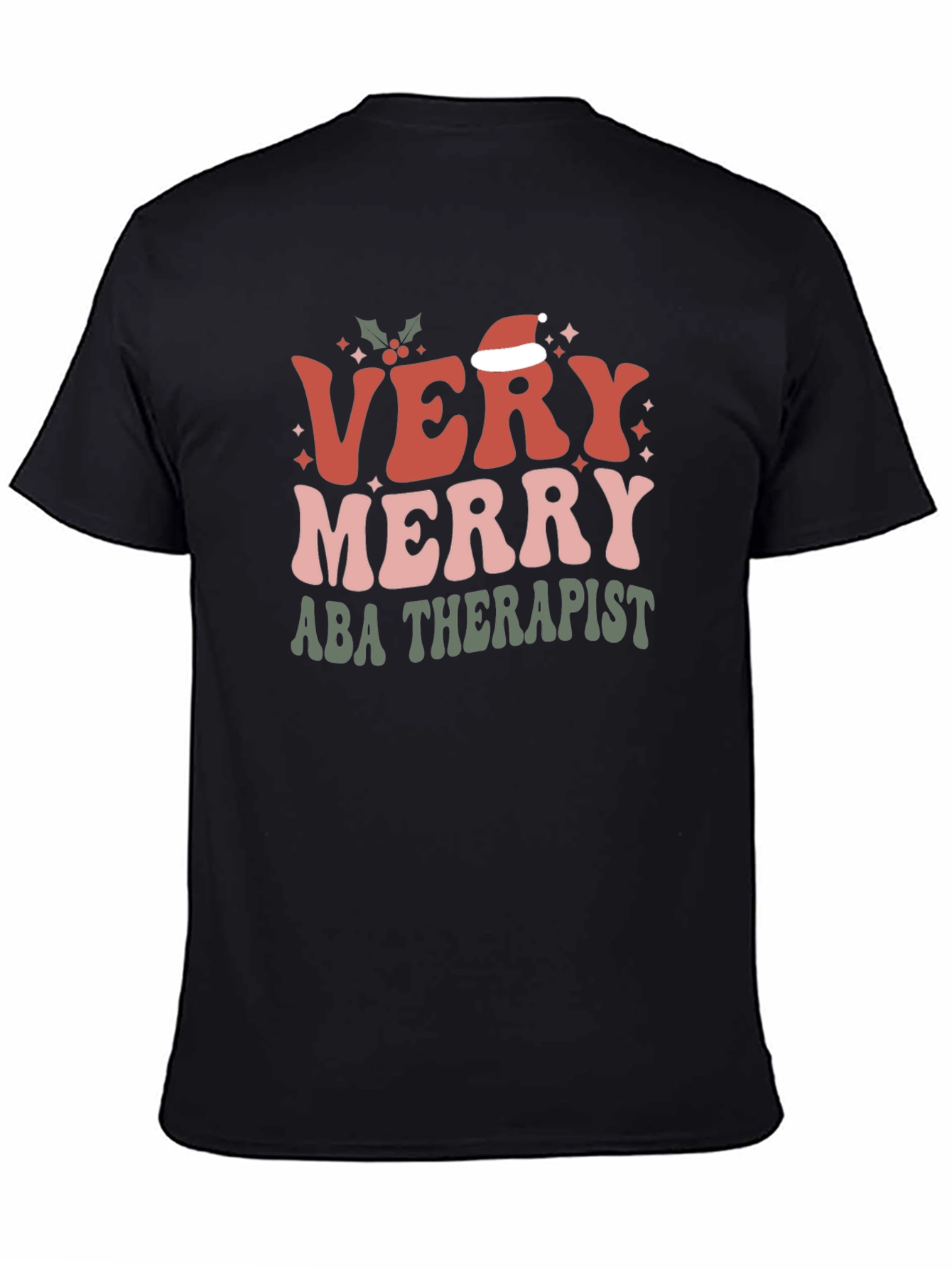 Very Merry ABA Therapist Christmas T-Shirt
