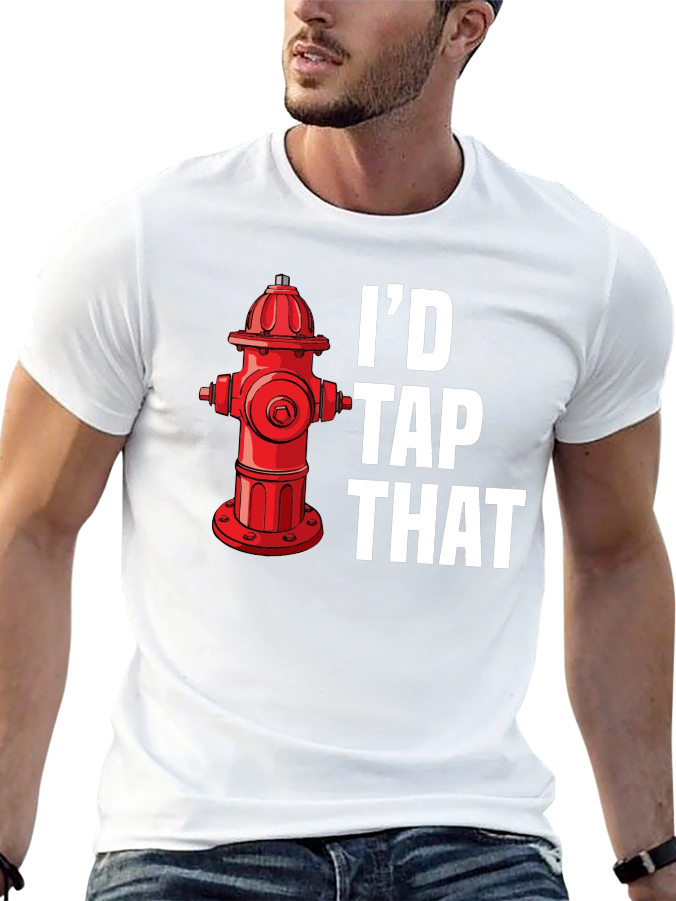 Id Tap That Funny Fire Hydrant Graphic Tee