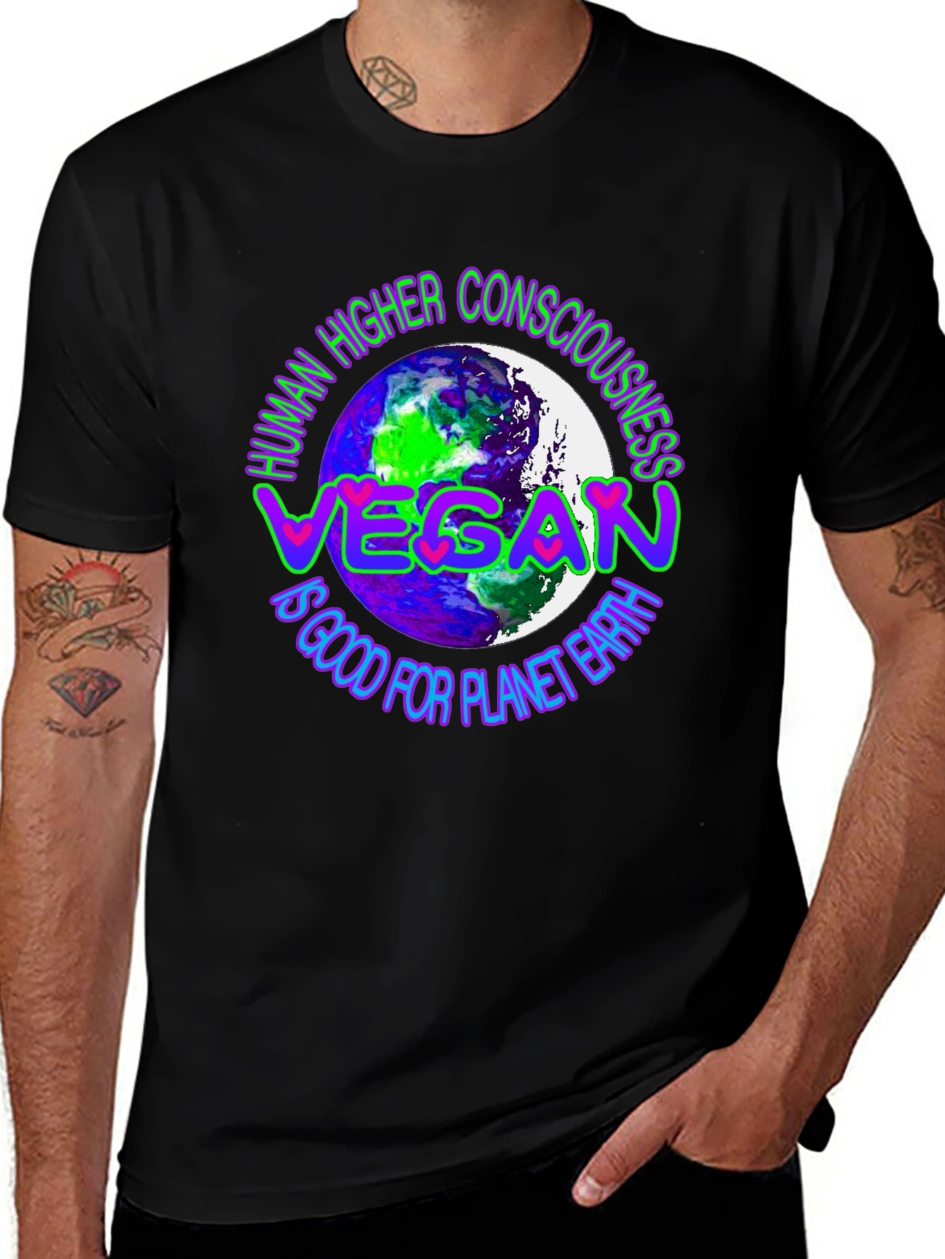 Vegan Planet Earth T-Shirt