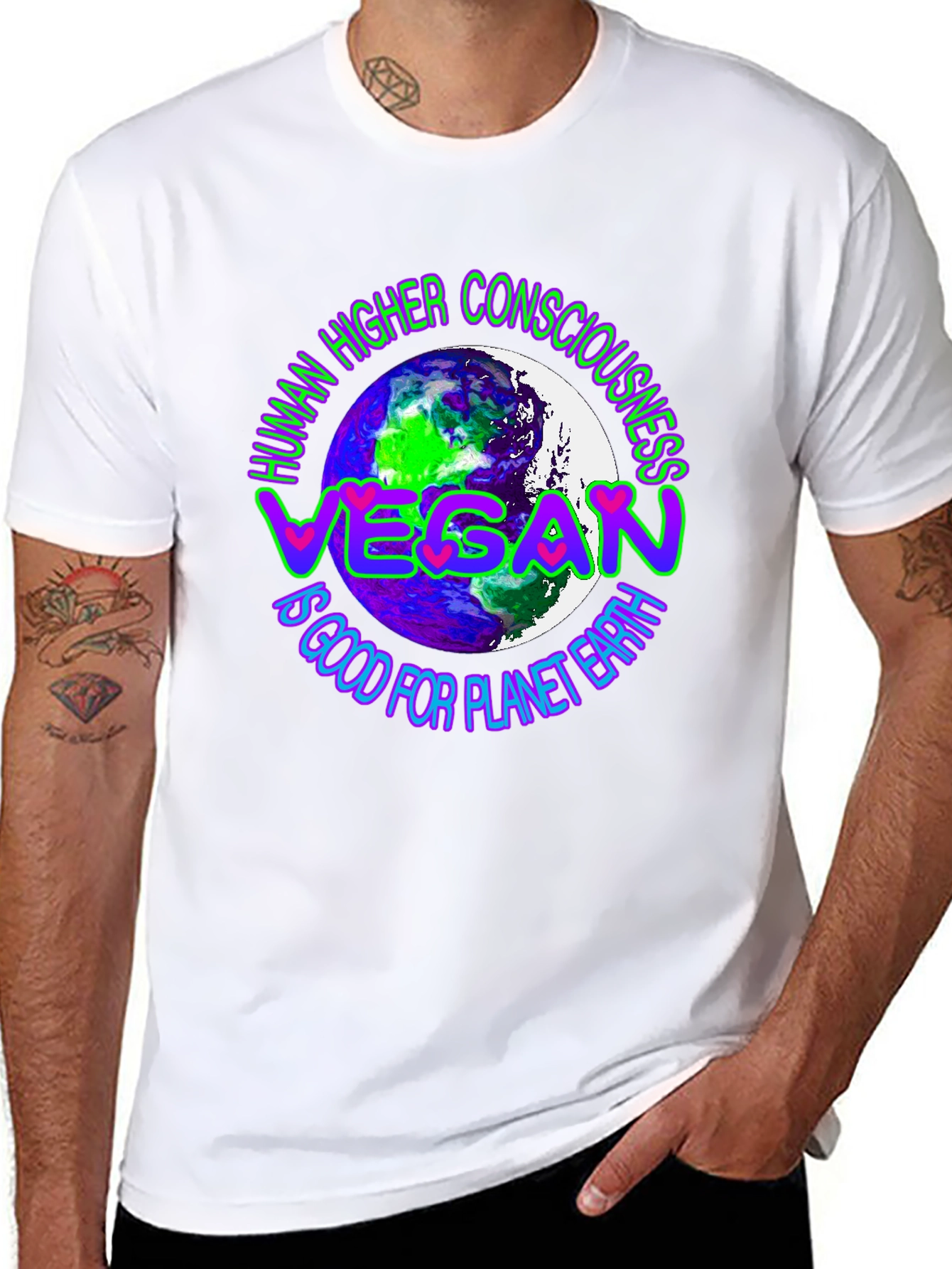 Vegan Planet Earth T-Shirt