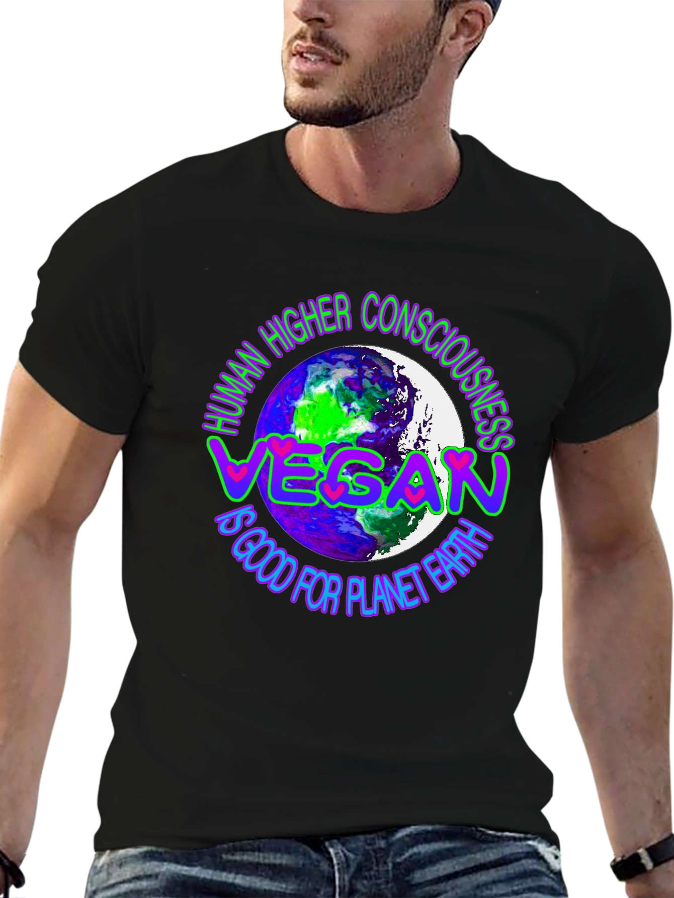 Vegan Planet Earth T-Shirt