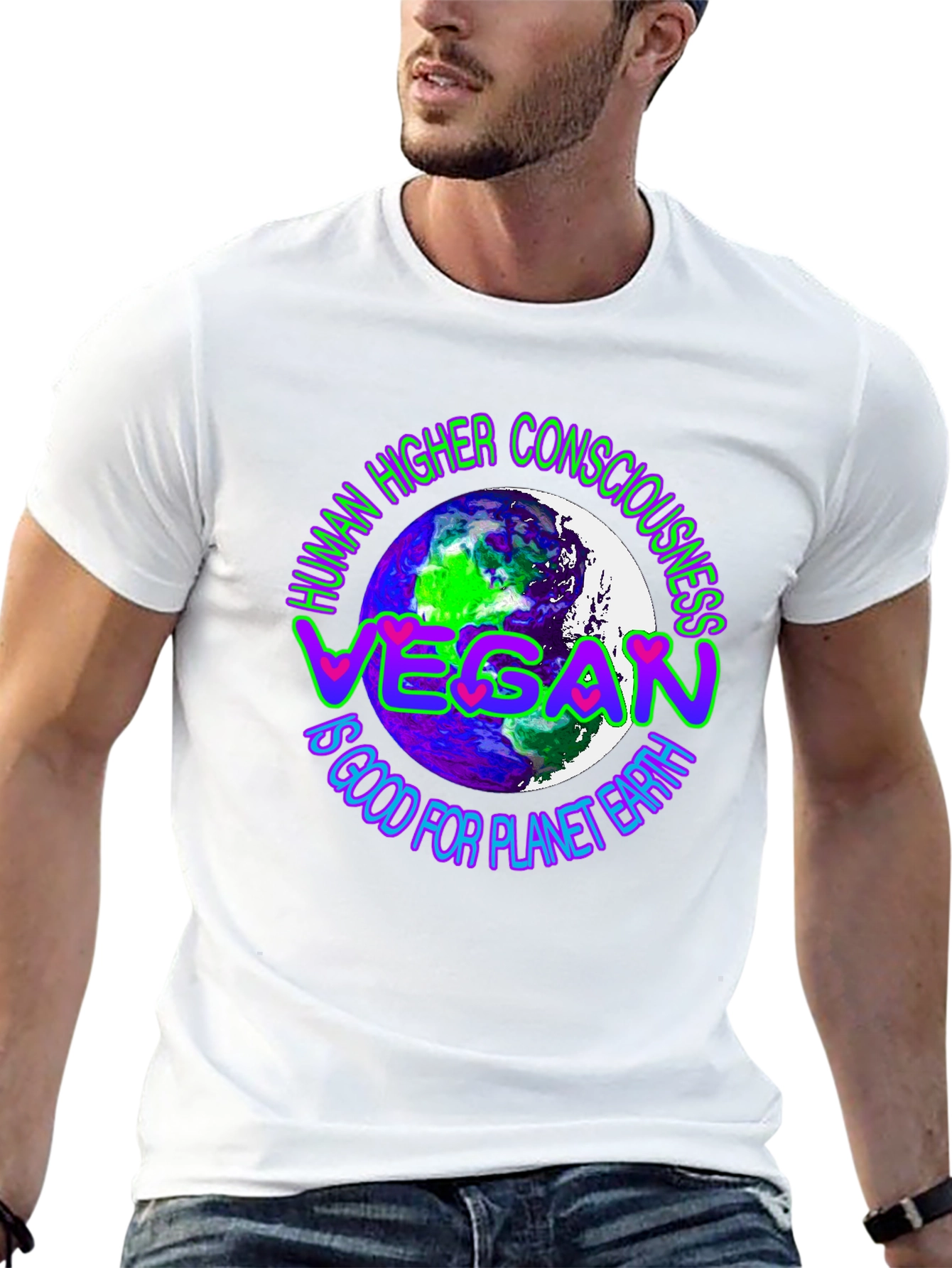 Vegan Planet Earth T-Shirt