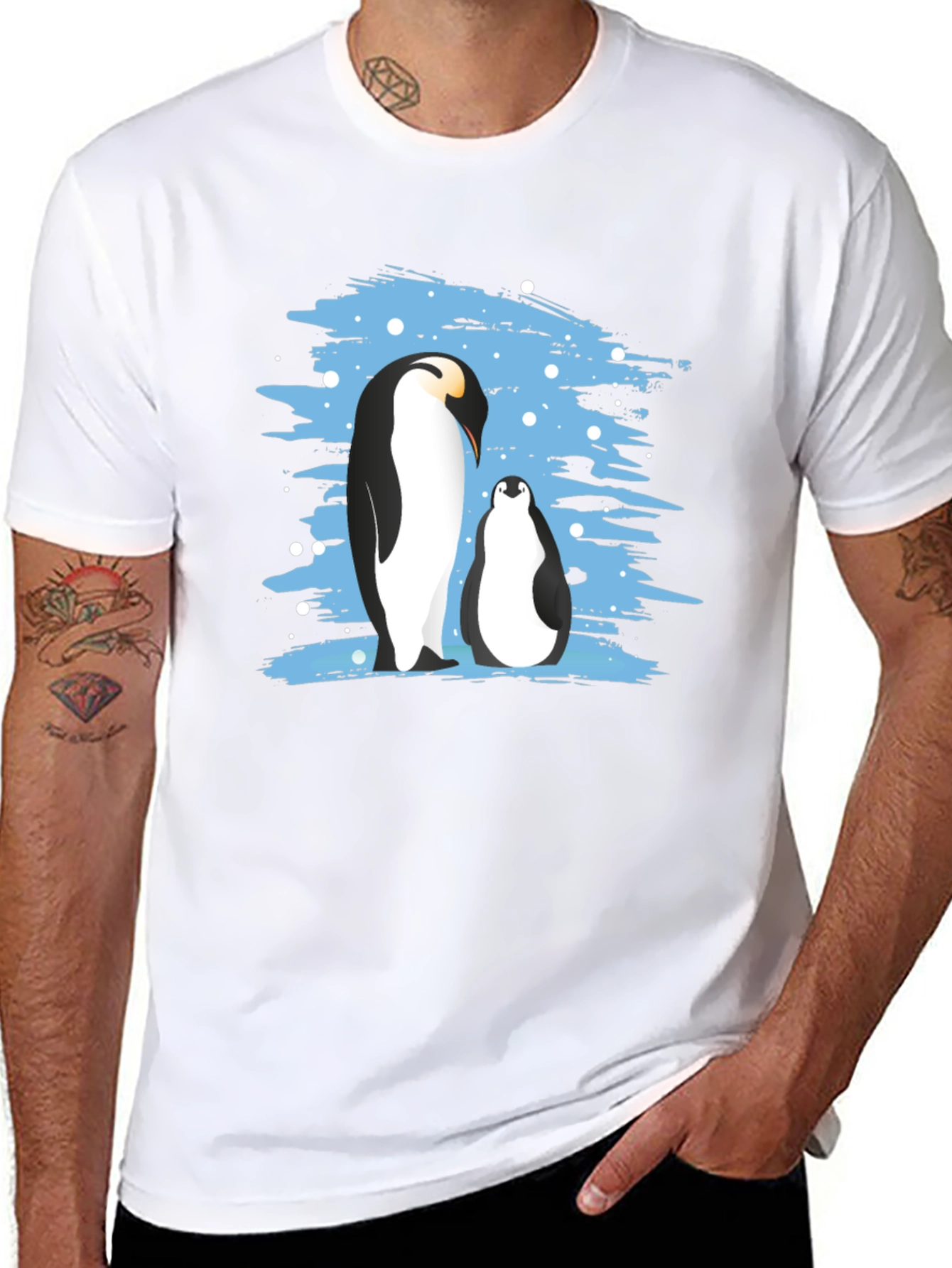 Penguin Family Graphic Tee - Unisex