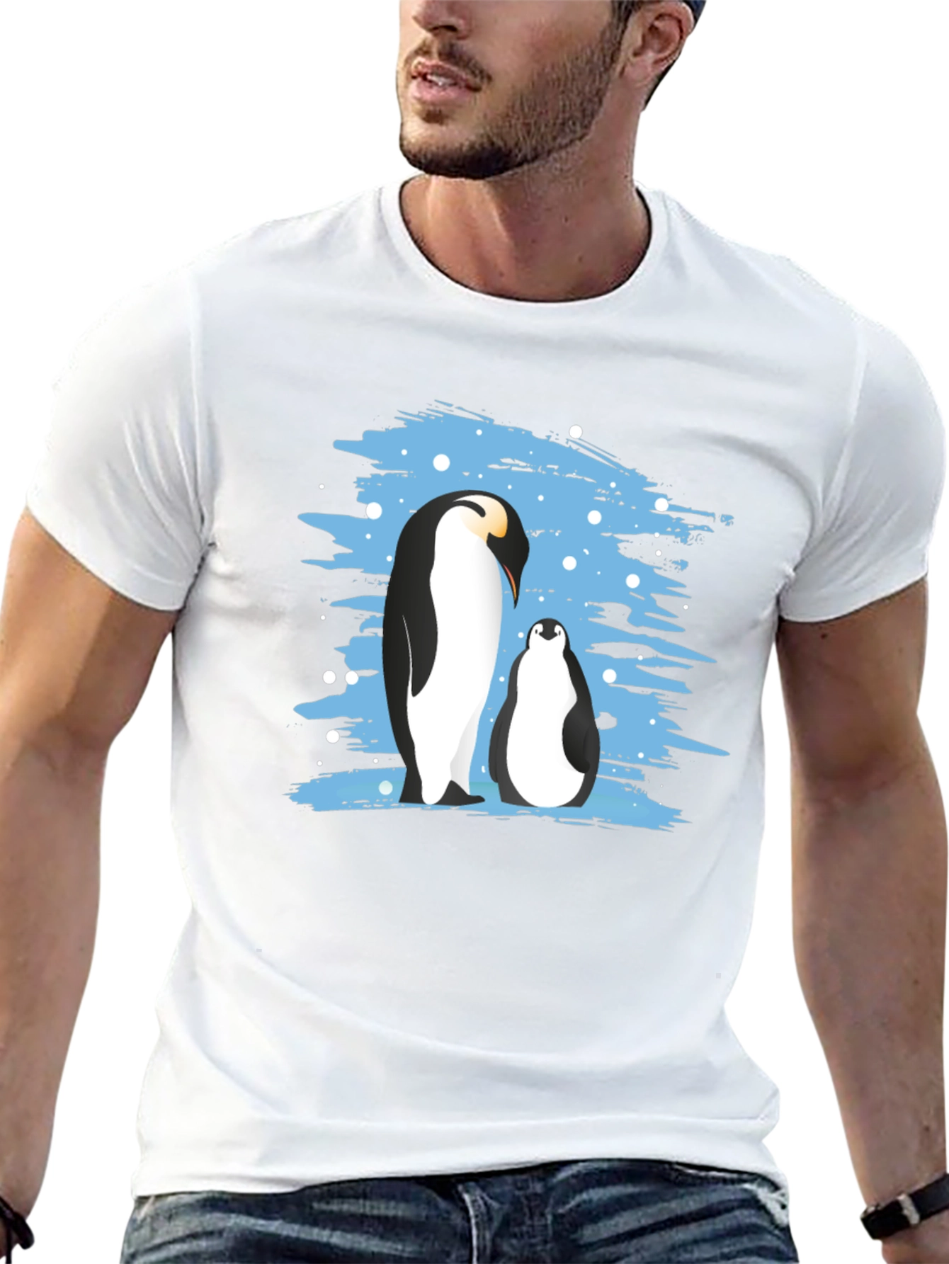 Penguin Family Graphic Tee - Unisex