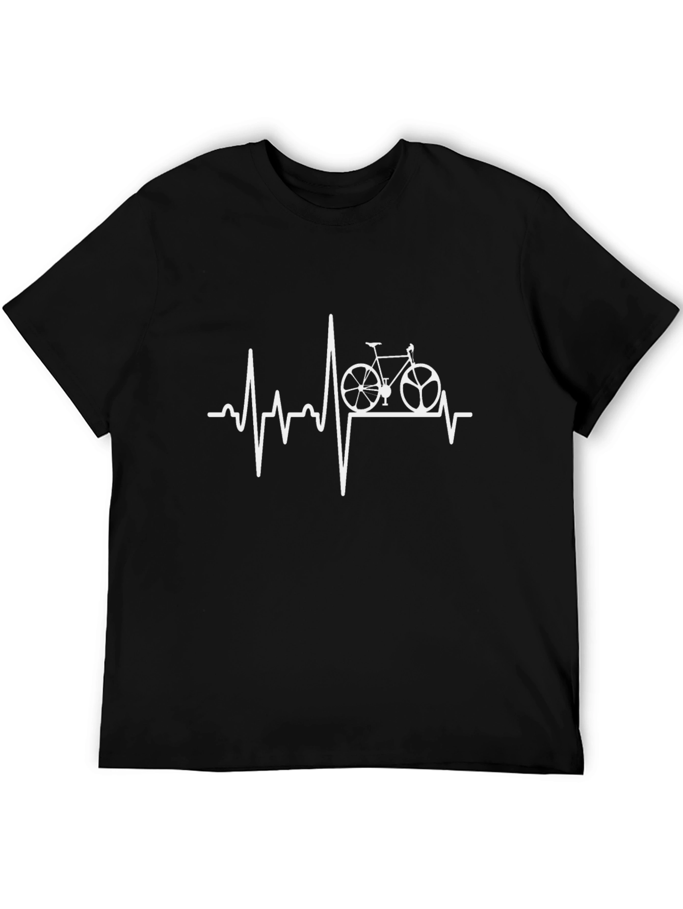 Bike Heartbeat T-Shirt - Cyclist Love