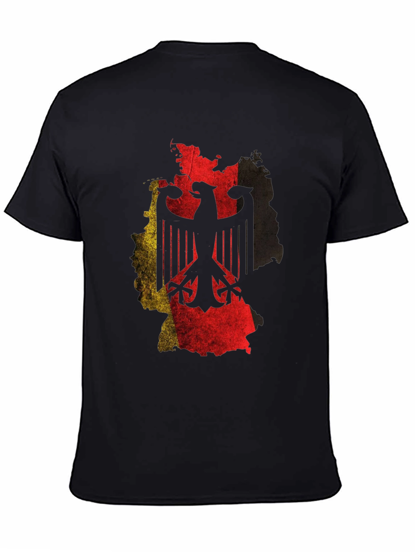 Germany Flag Eagle T-Shirt - Black Graphic Tee