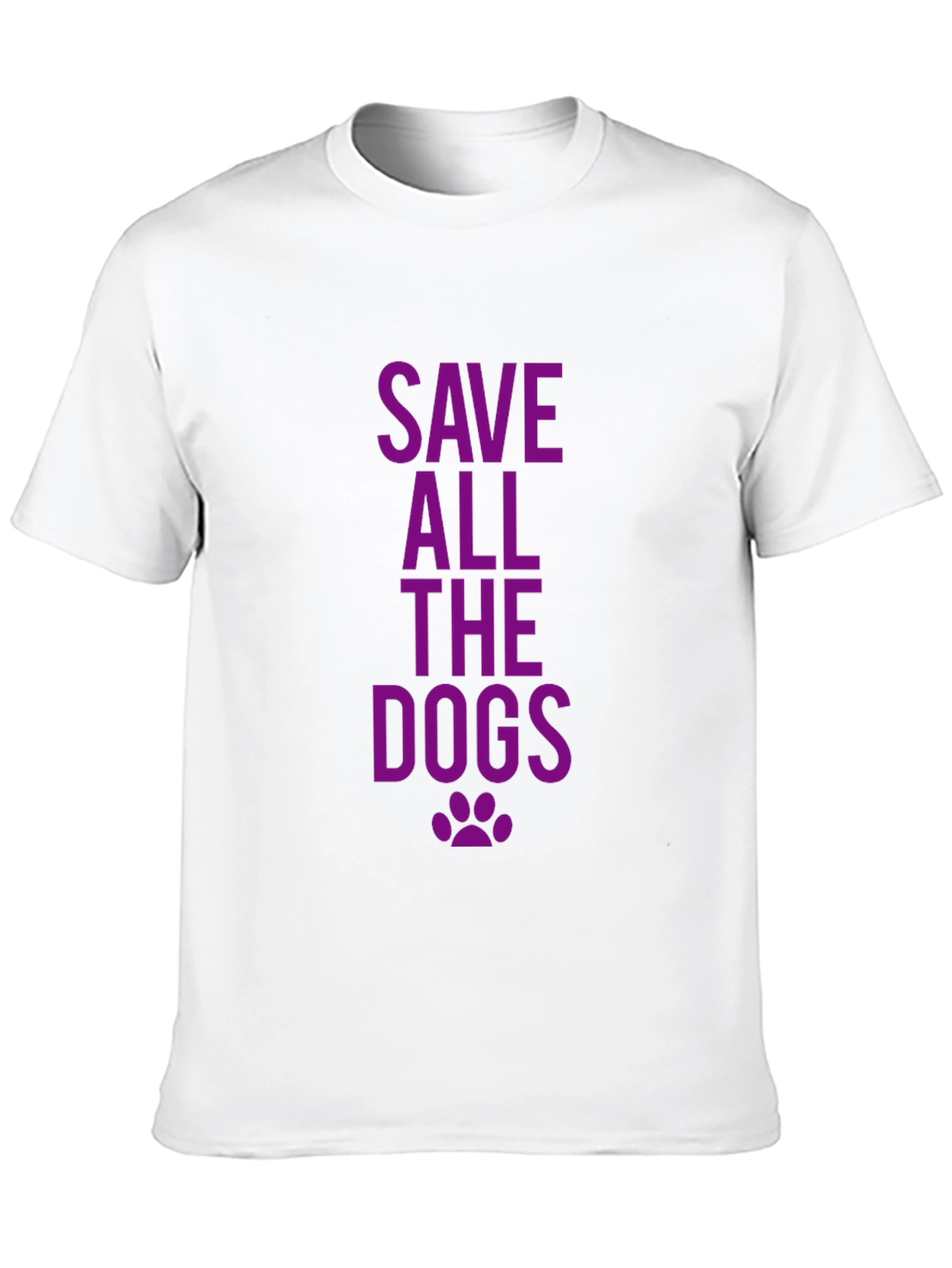 Save All The Dogs Black T-Shirt