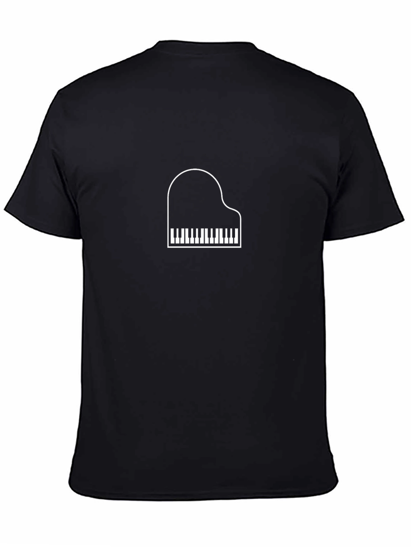 Piano Graphic T-Shirt - Classic Musician Style