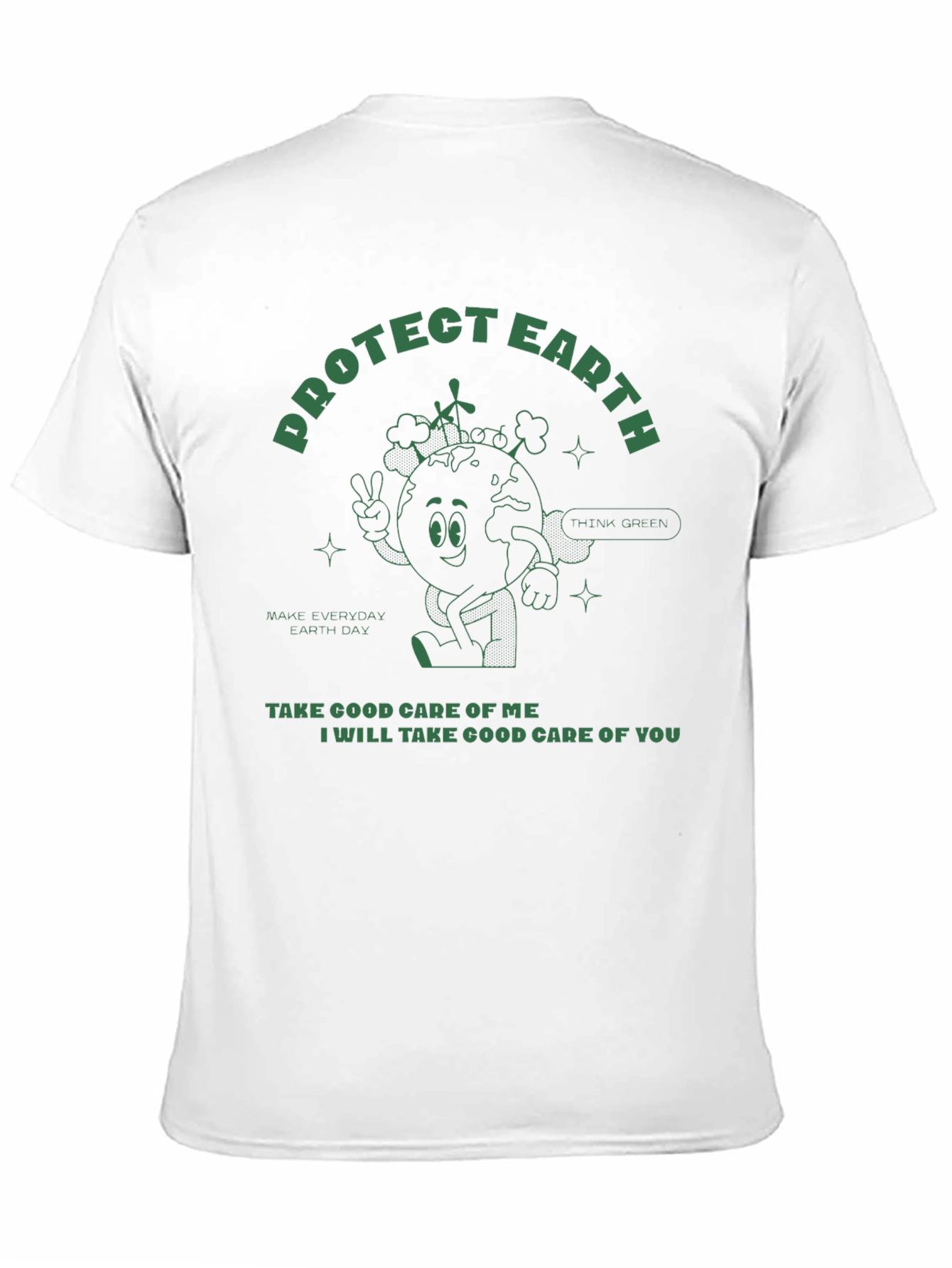 Eco-Friendly Earth Day Graphic Tee