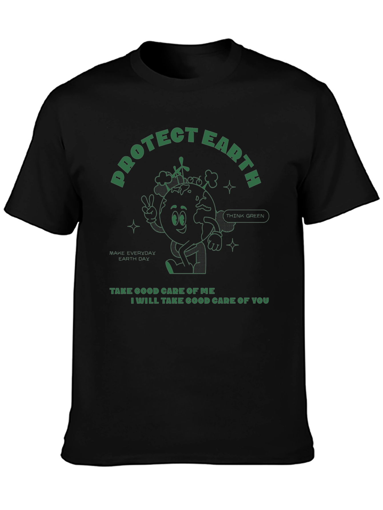 Eco-Friendly Earth Day Graphic Tee