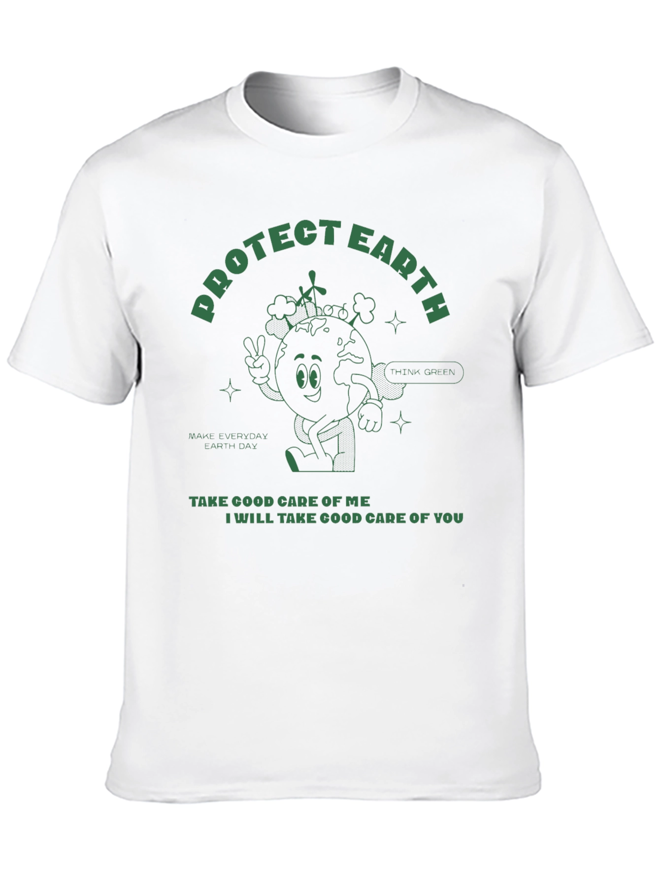 Eco-Friendly Earth Day Graphic Tee