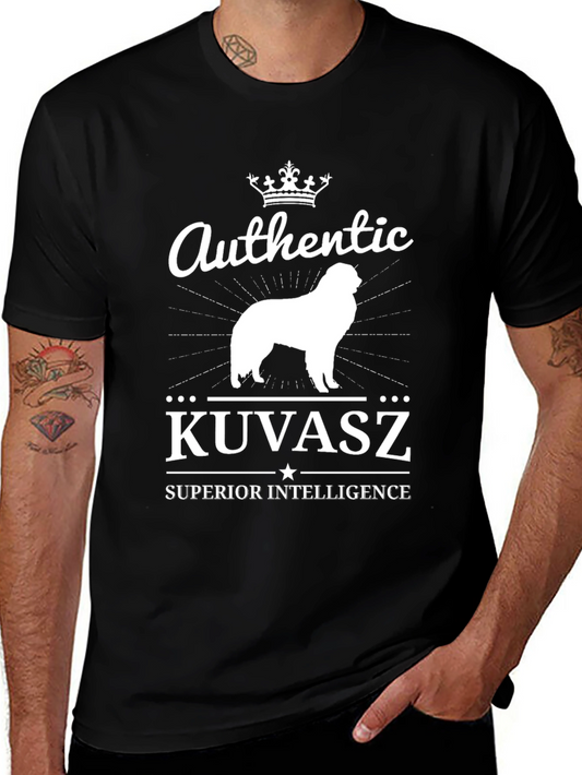 Authentic Kuvasz Dog Graphic T-Shirt - Superior Intelligence