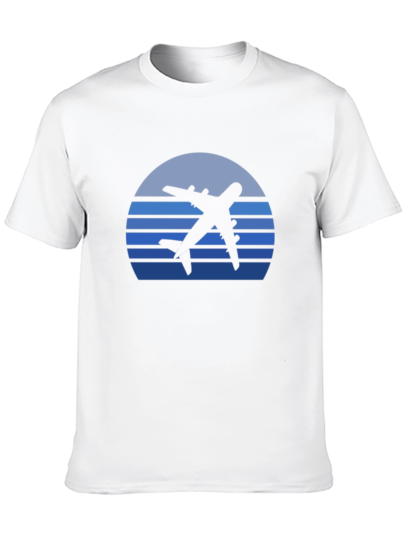 Retro Airplane Sunset Graphic Tee