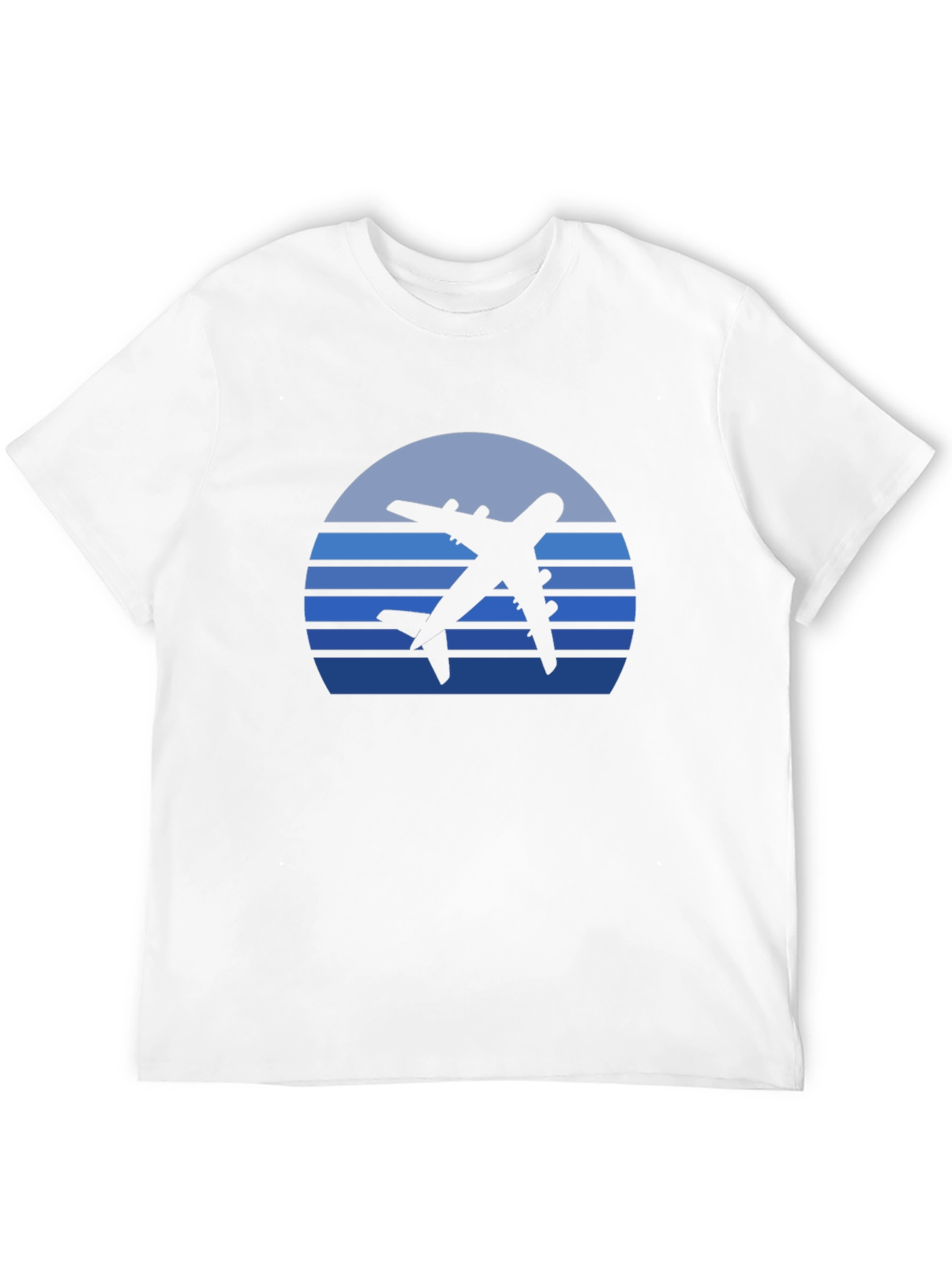 Retro Airplane Sunset Graphic Tee