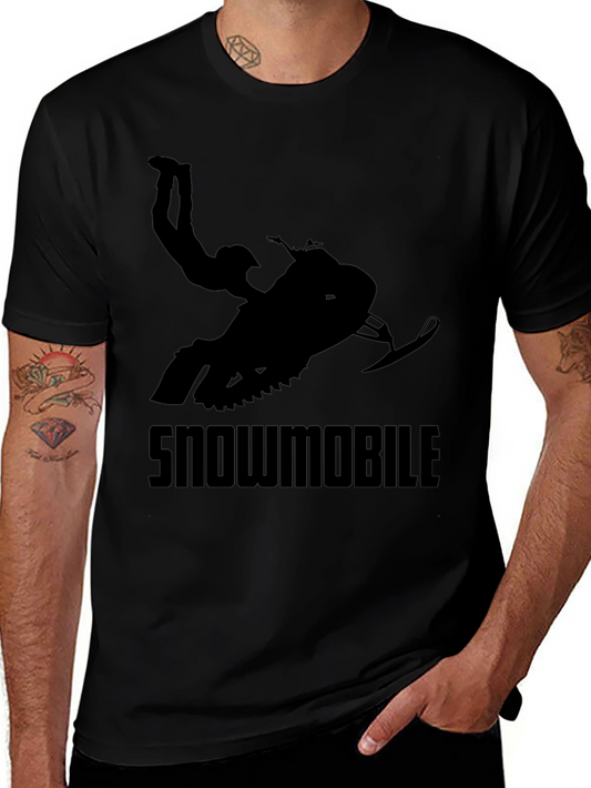 Snowmobile Stunt Graphic T-Shirt