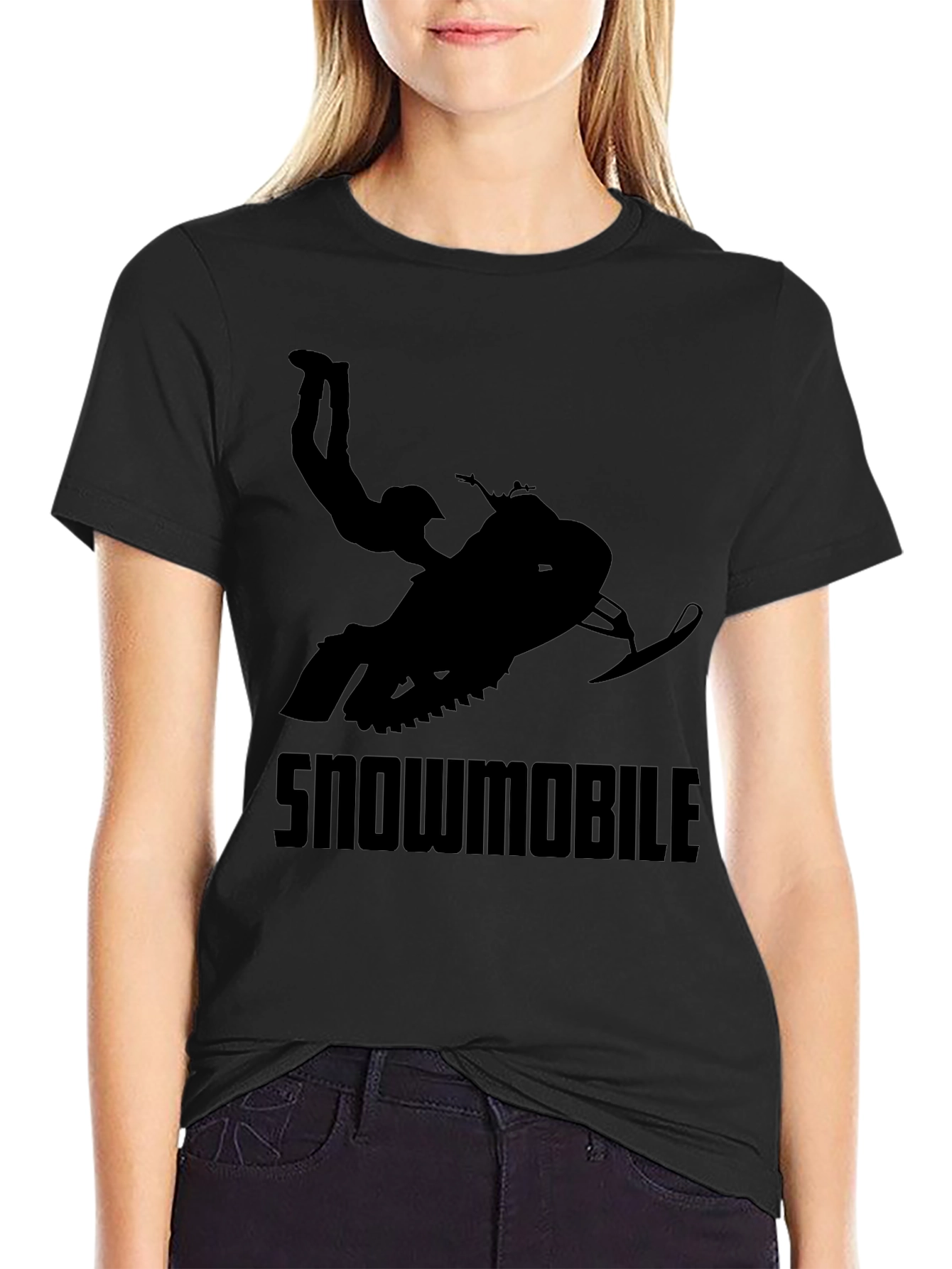 Snowmobile Stunt Graphic T-Shirt