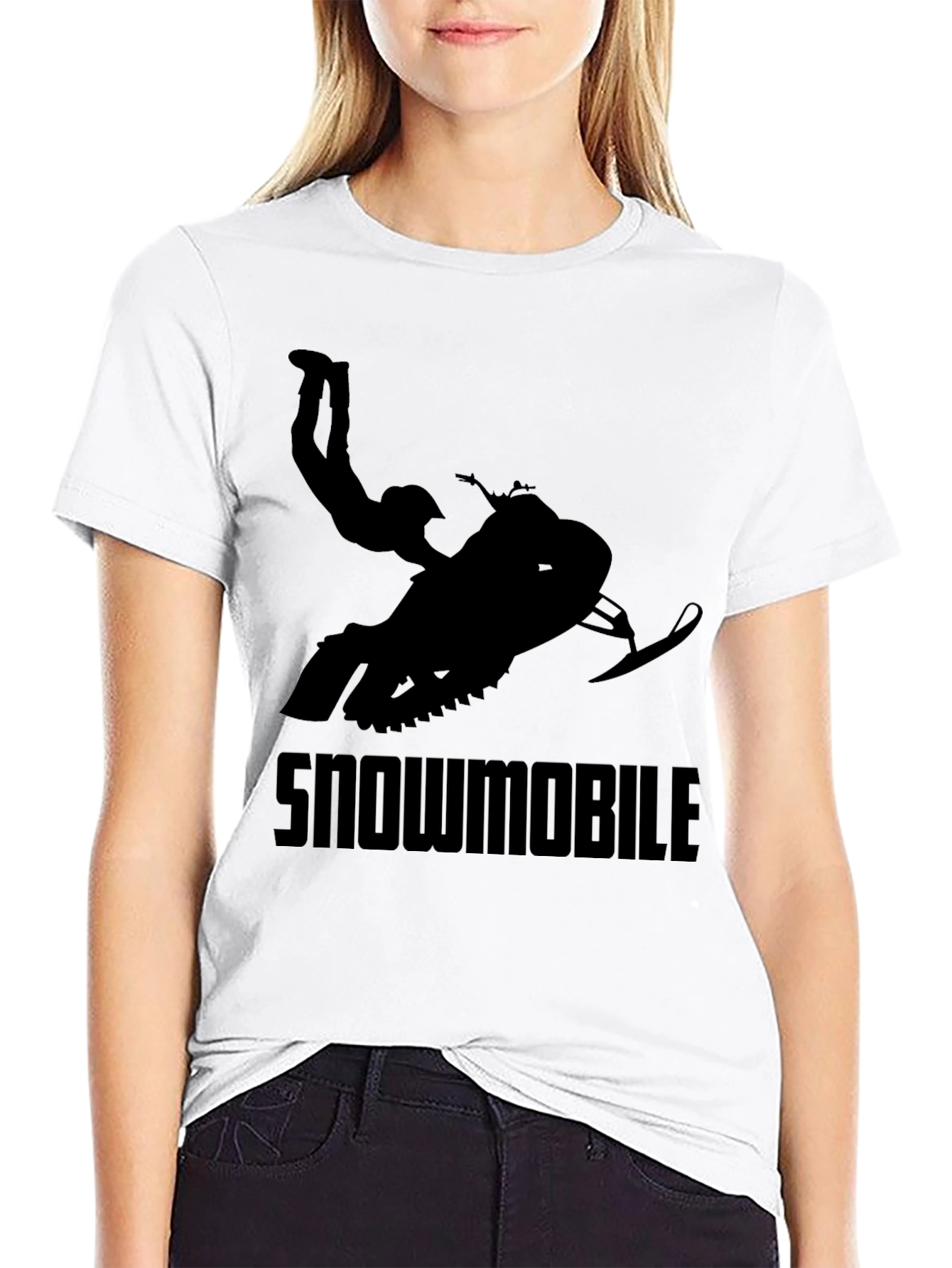 Snowmobile Stunt Graphic T-Shirt