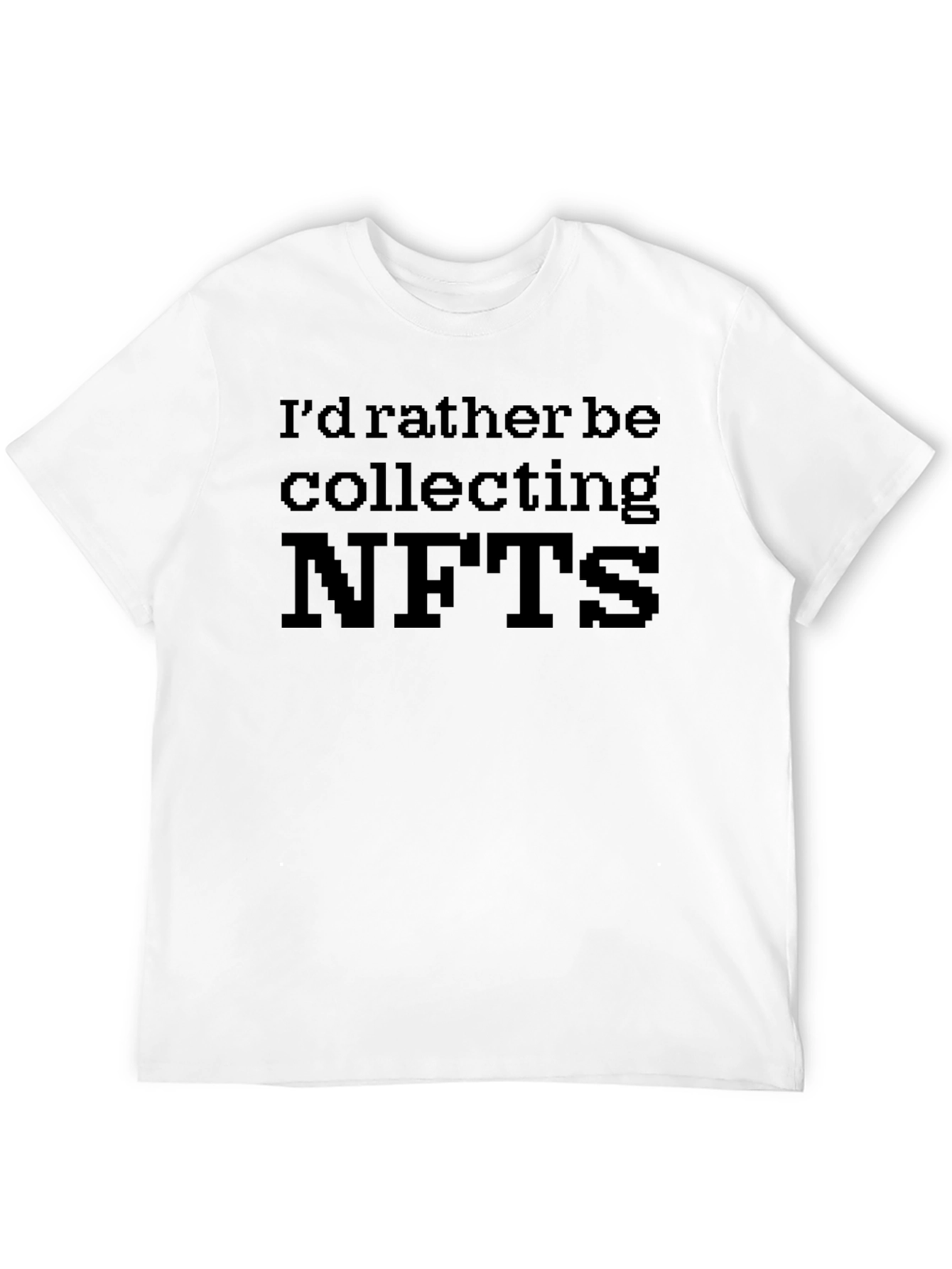 NFT Collector T-Shirt - Pixelated Crypto Art Tee