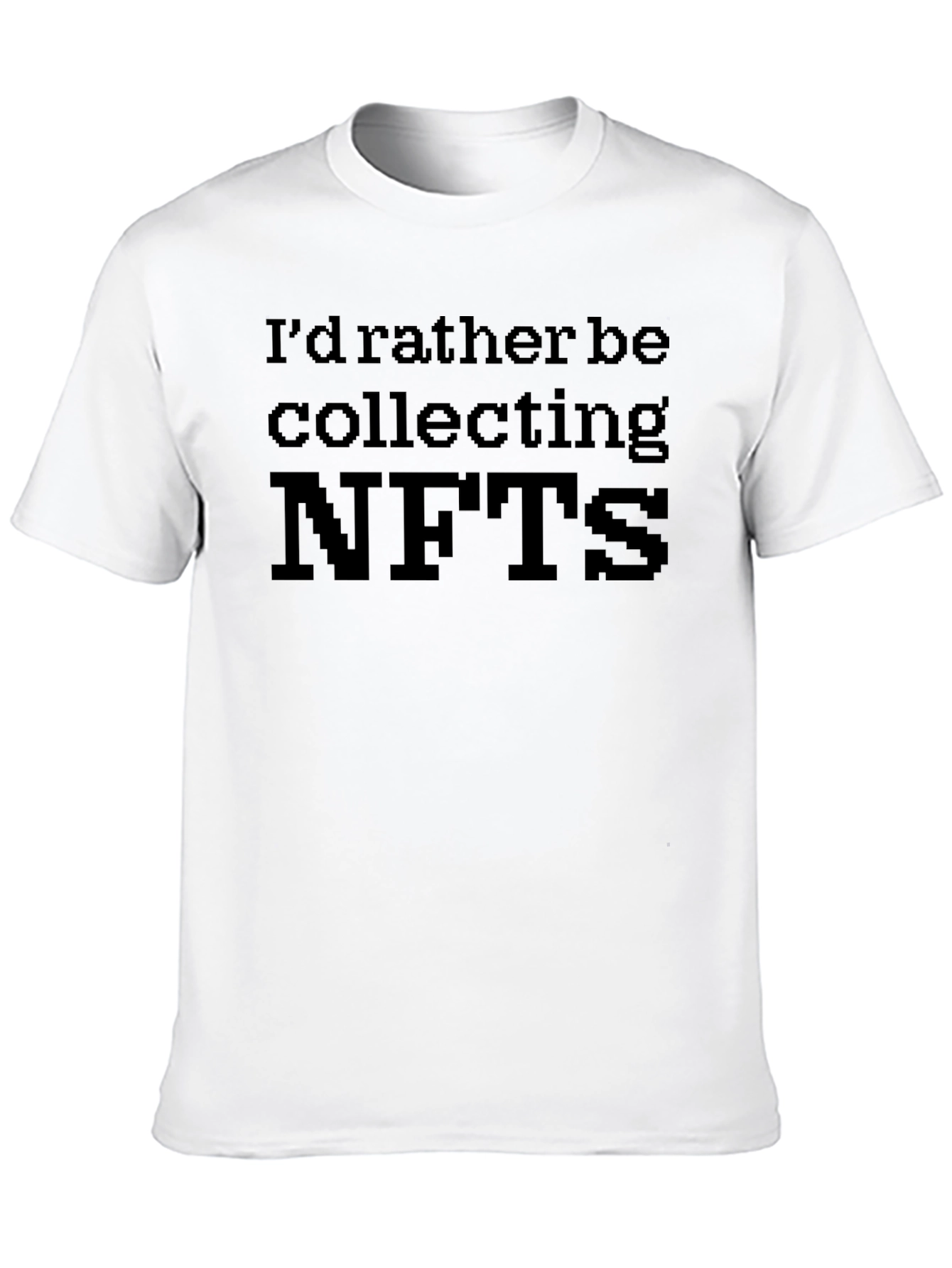NFT Collector T-Shirt - Pixelated Crypto Art Tee