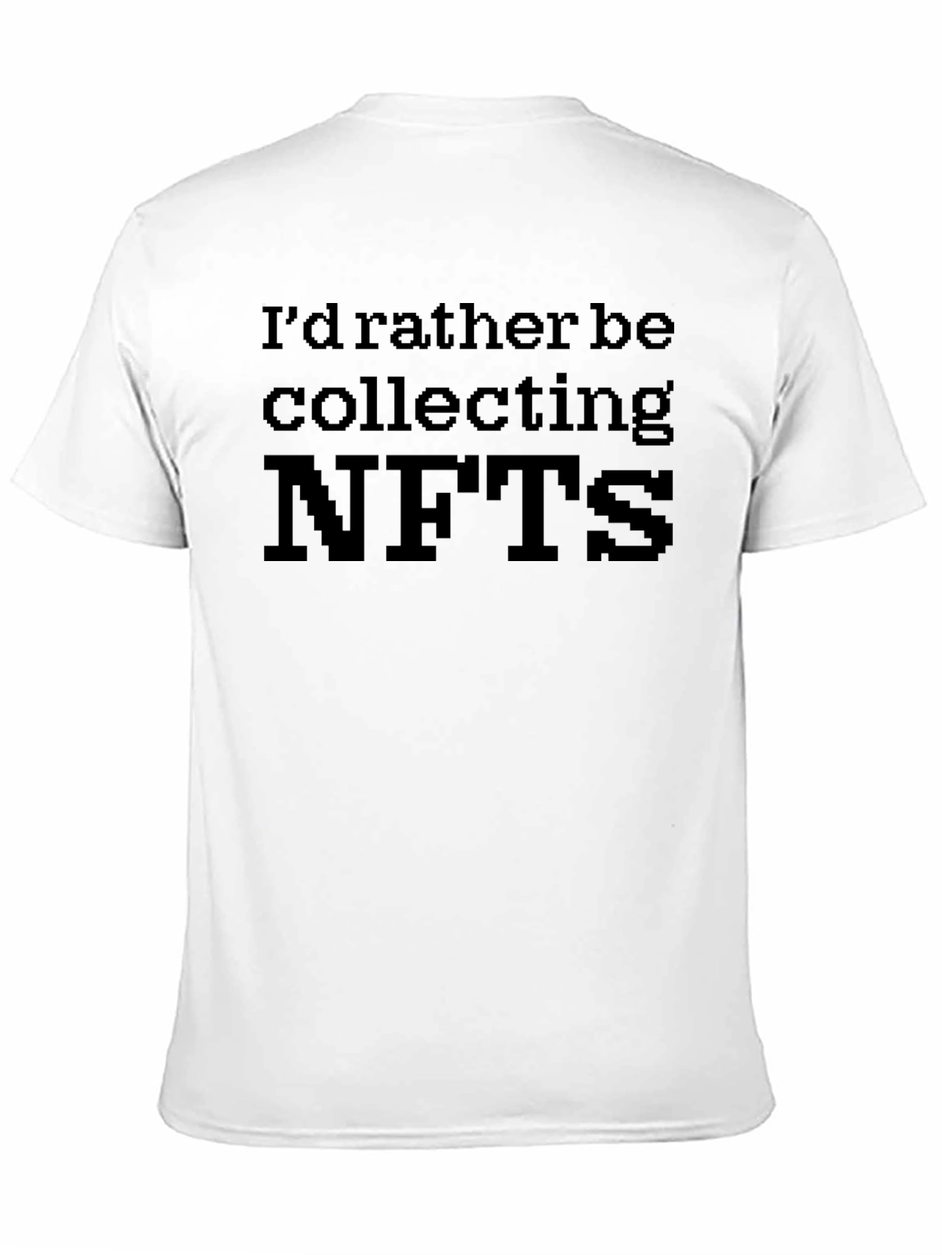 NFT Collector T-Shirt - Pixelated Crypto Art Tee