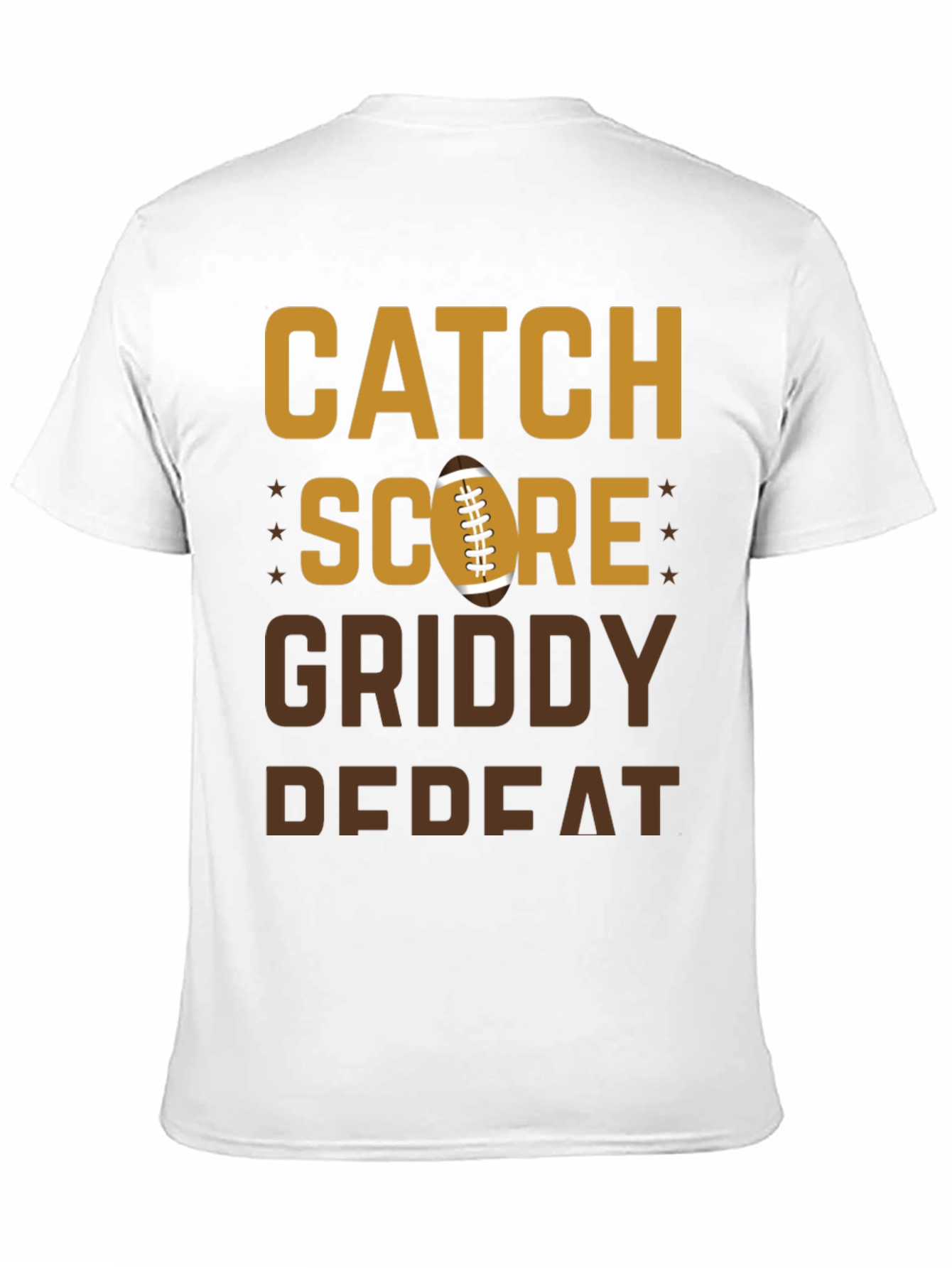 Catch Score Football Graphic T-Shirt