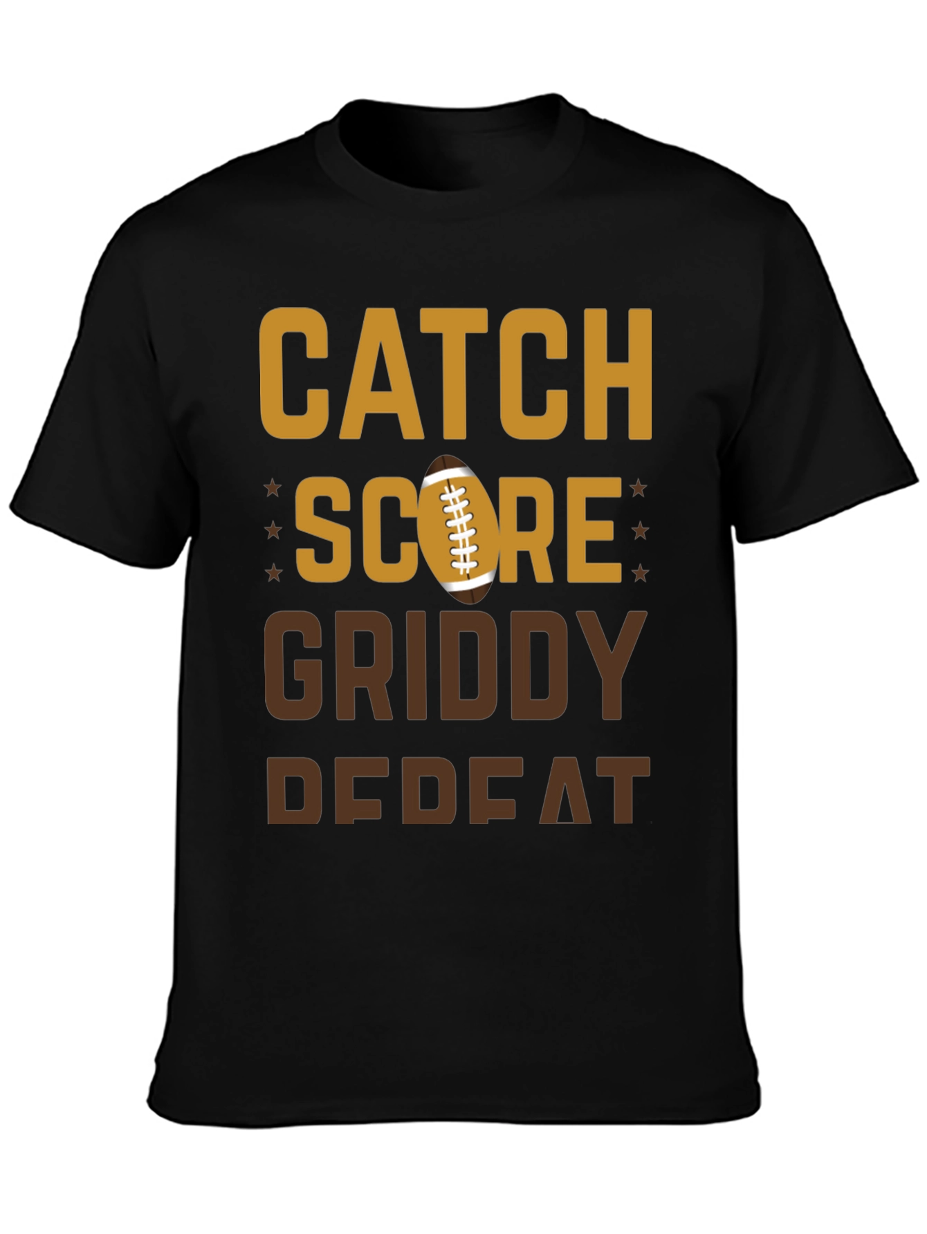 Catch Score Football Graphic T-Shirt