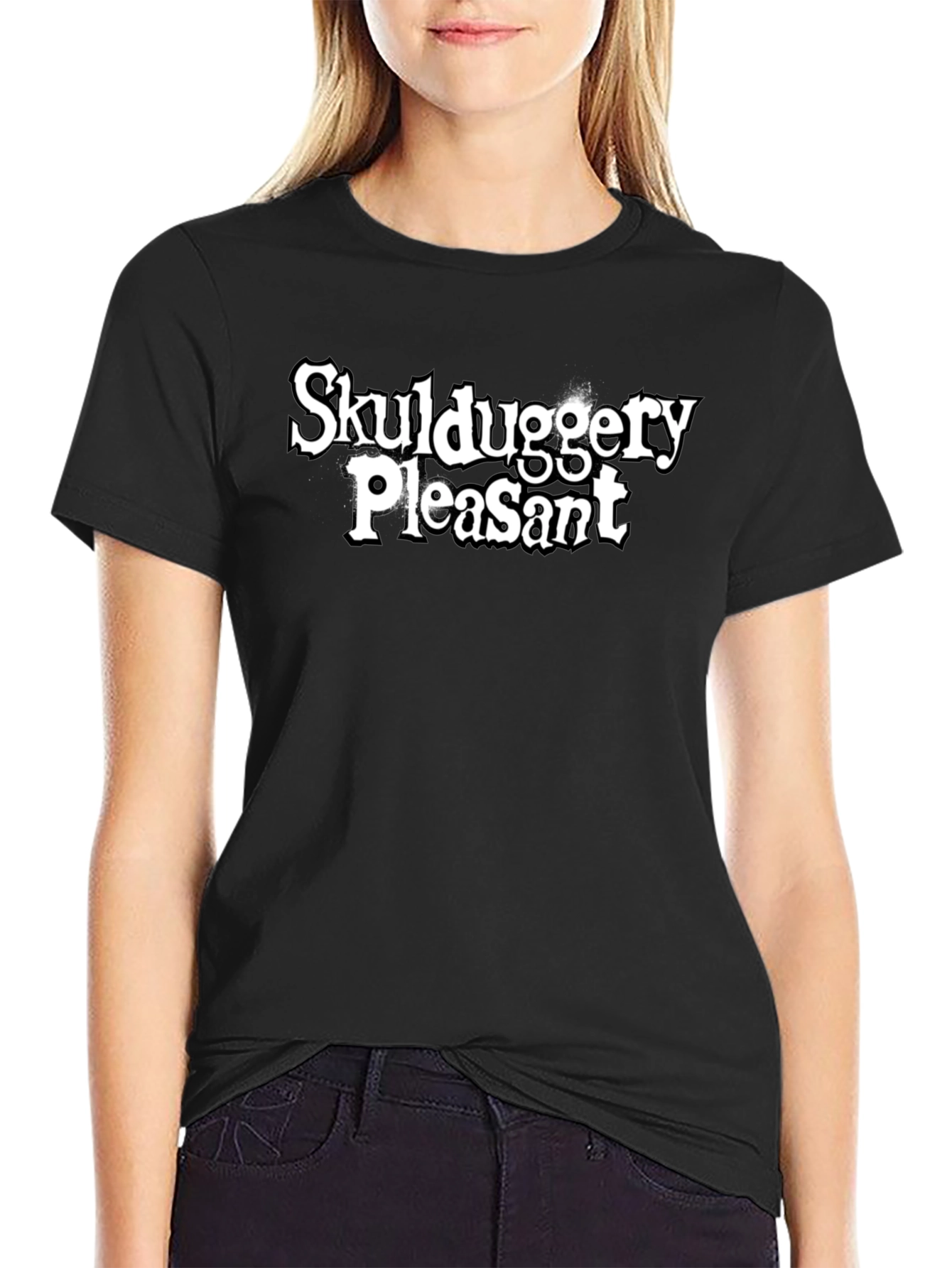 Skulduggery Pleasant Black T-Shirt