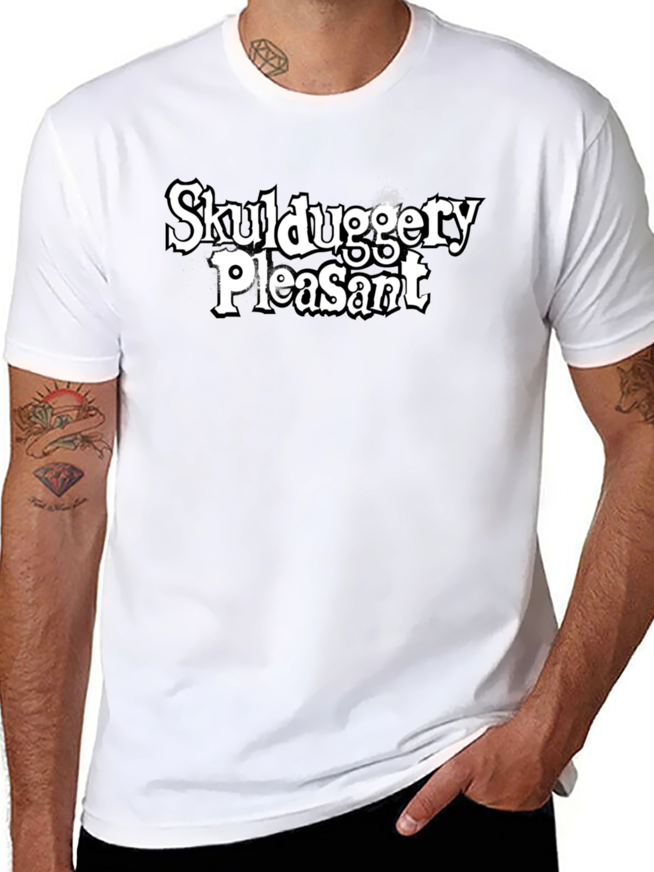 Skulduggery Pleasant Black T-Shirt