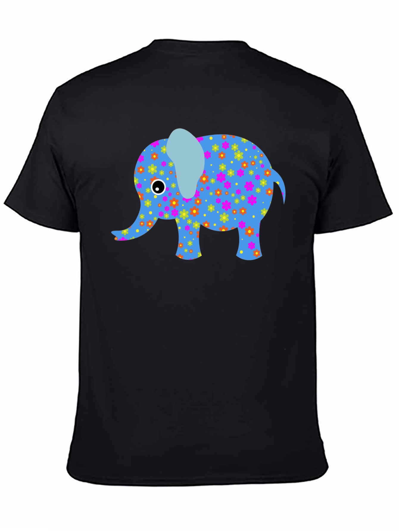Elephant Graphic Tee - Black