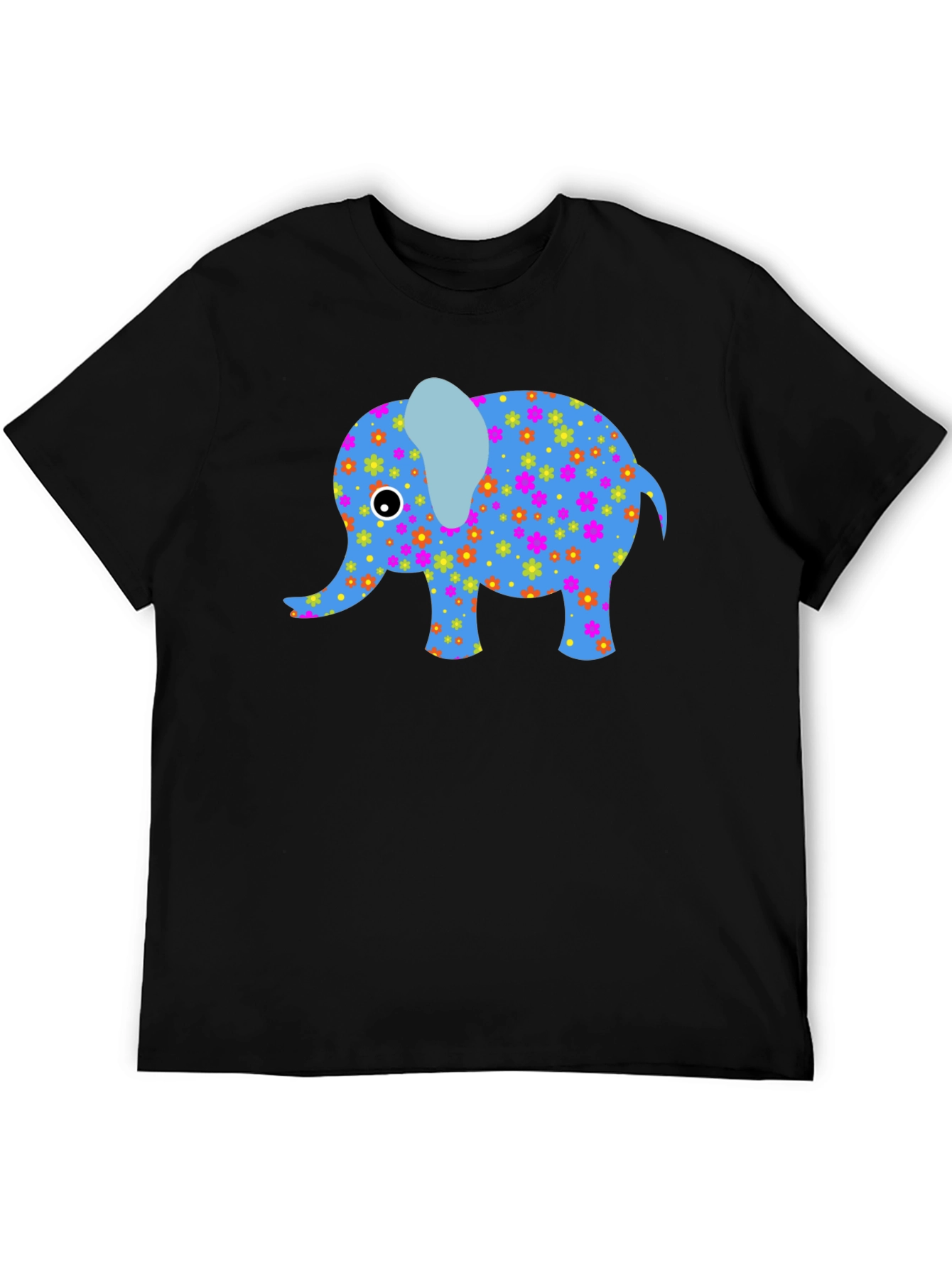 Elephant Graphic Tee - Black