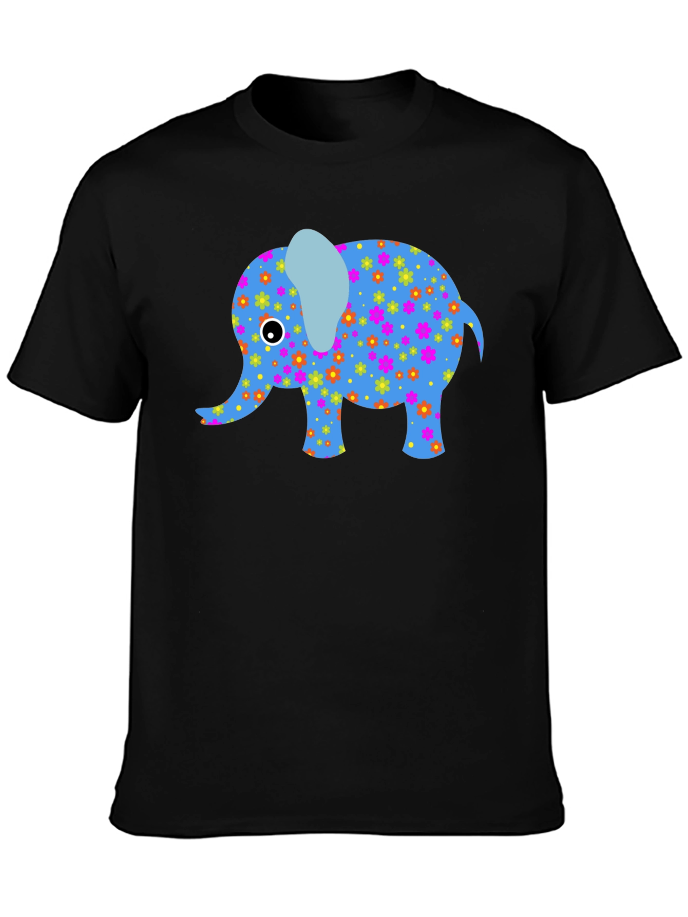 Elephant Graphic Tee - Black