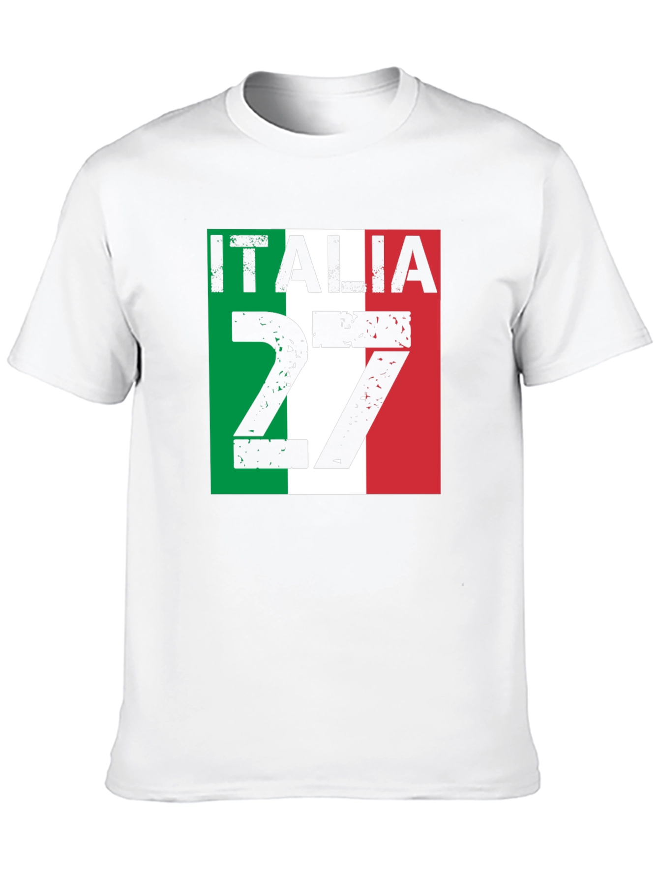 Italia 27 Black T-Shirt Italian Pride