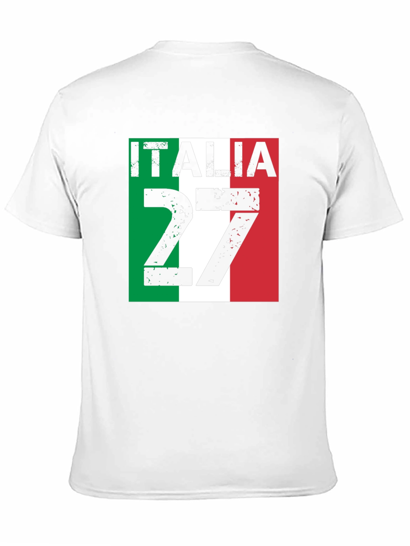 Italia 27 Black T-Shirt Italian Pride