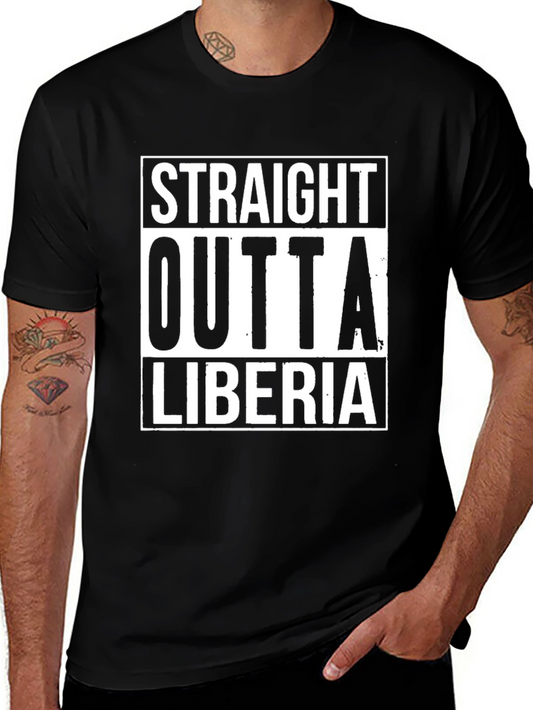 Straight Outta Liberia Graphic Tee