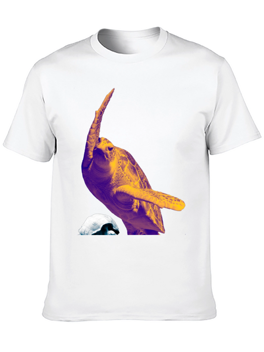 Turtle Graphic Tee - Mens Black T-Shirt