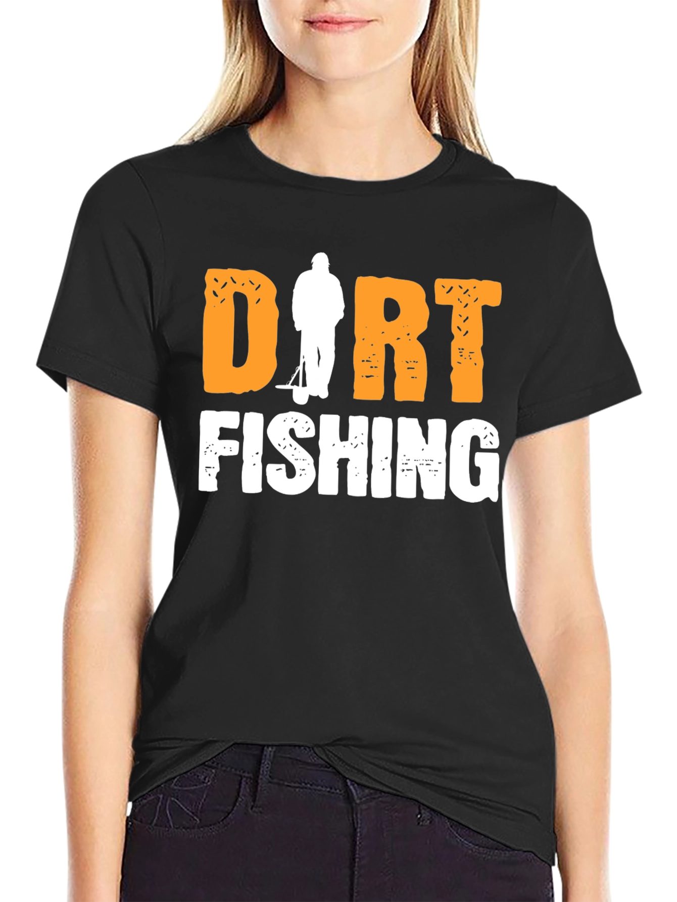 Dirt Fishing Graphic Tee - Metal Detecting Hobby Shirt