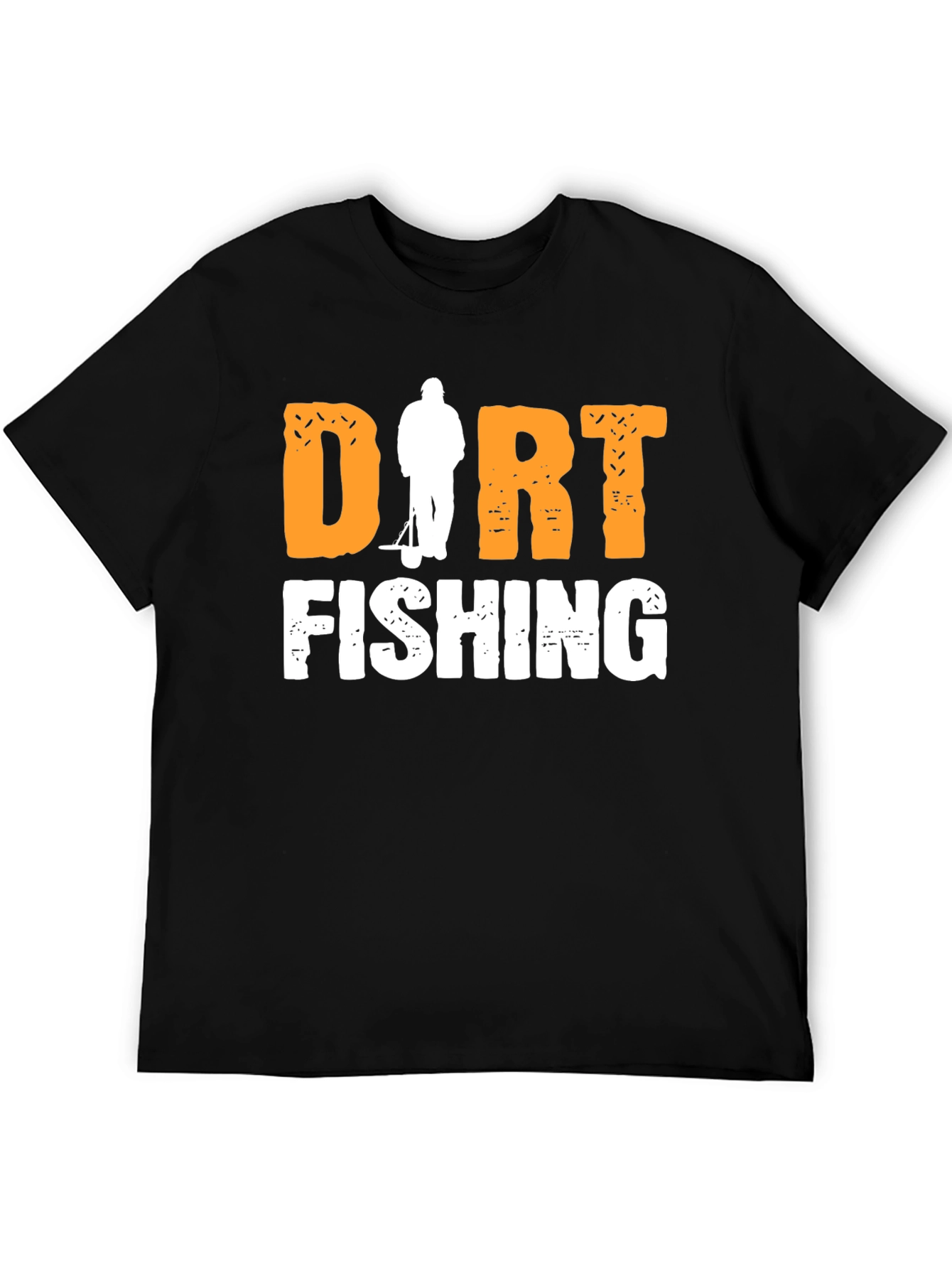 Dirt Fishing Graphic Tee - Metal Detecting Hobby Shirt