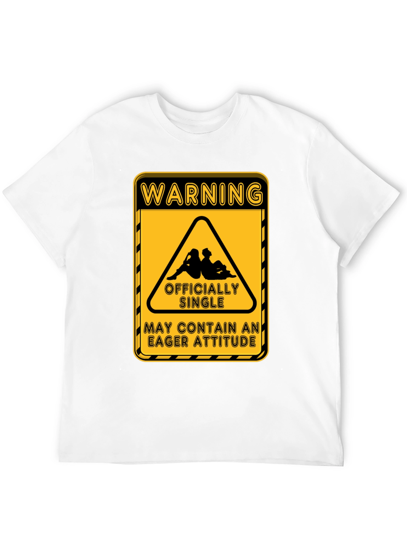 Warning Officially Single T-Shirt
