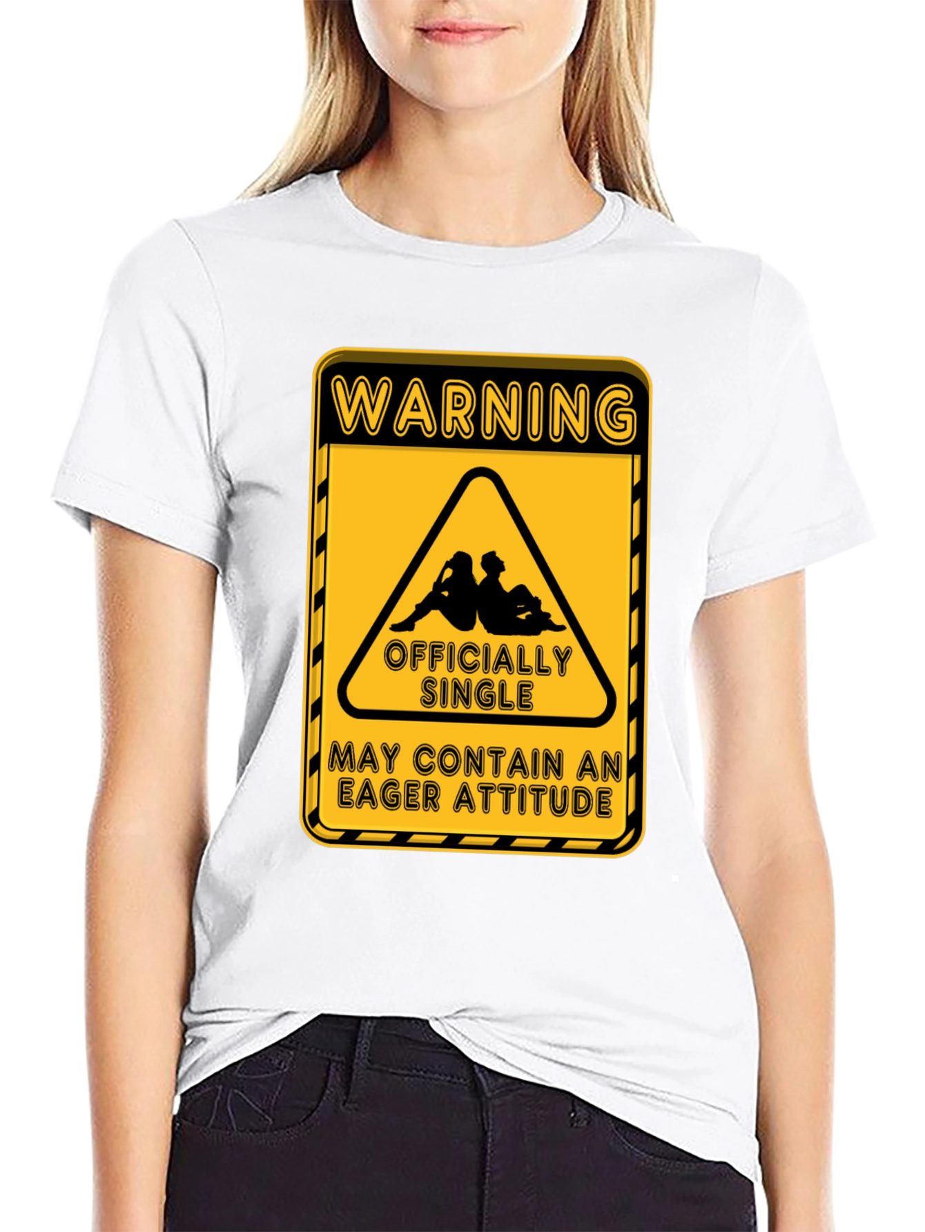 Warning Officially Single T-Shirt