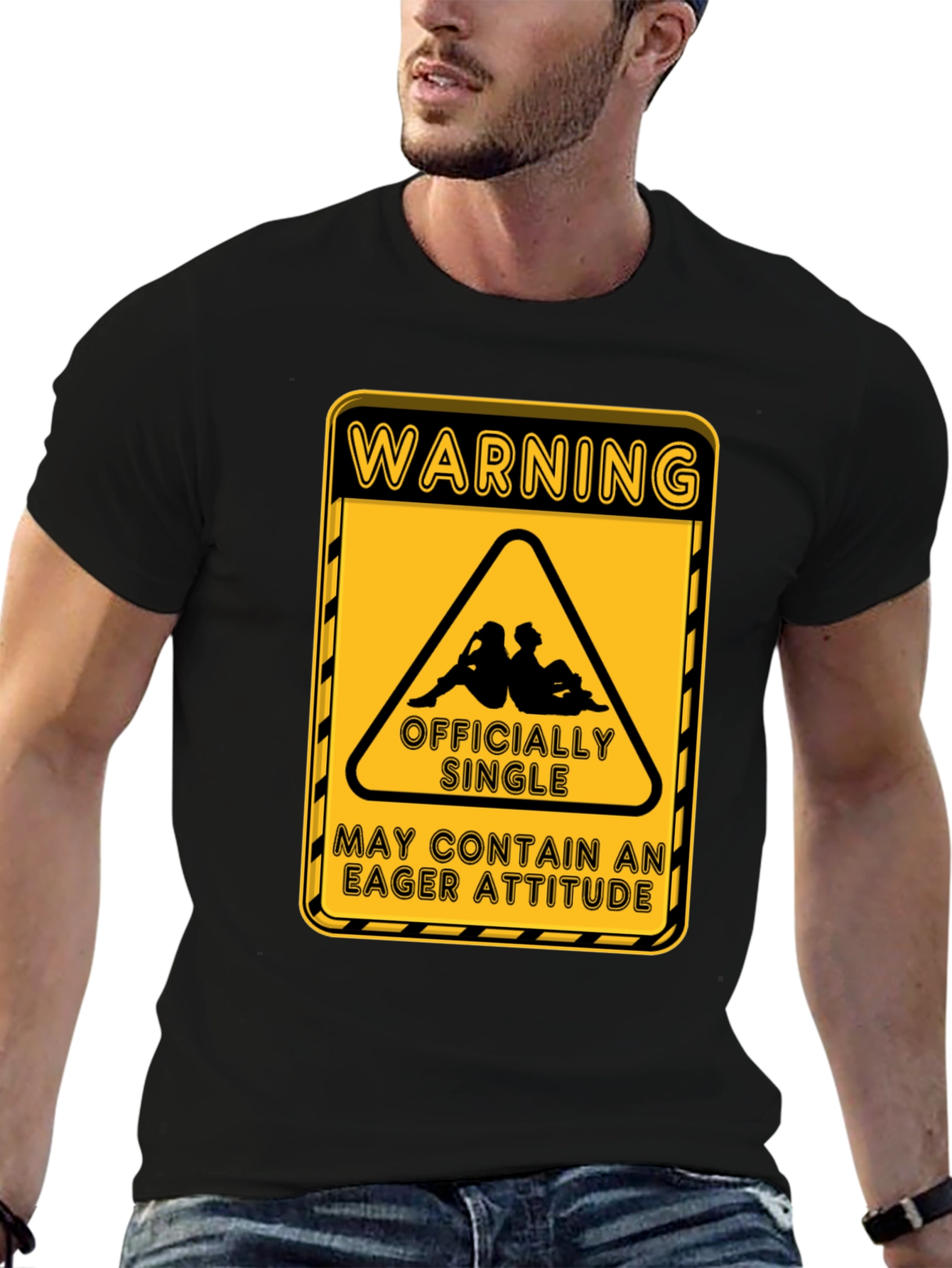 Warning Officially Single T-Shirt